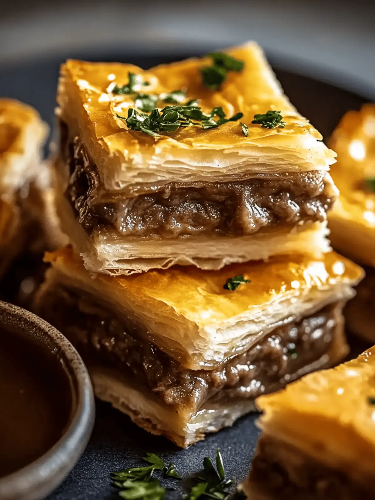 Delicious French Dip Squares: A Fun Twist on Comfort Food 2 French Dip Squares
