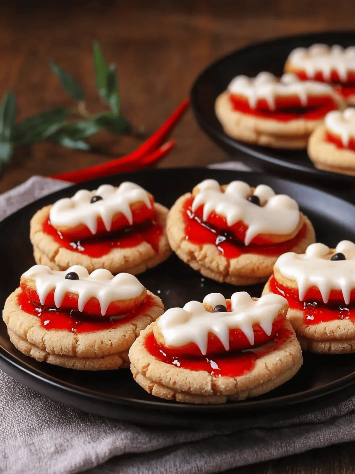 Vampire Cookies: Spooky Sweet Treats for Halloween Fun 4 Vampire Cookies