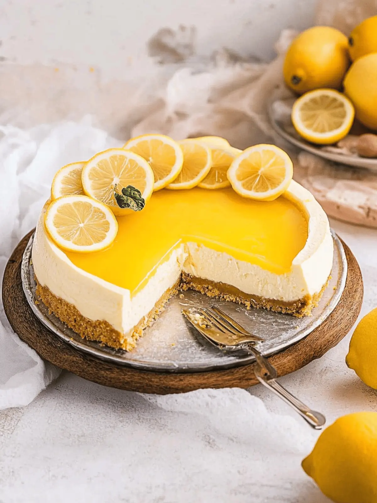 Lemon Curd Cheesecake: No-Bake Creamy Bliss Awaits You 4 Lemon Curd Cheesecake