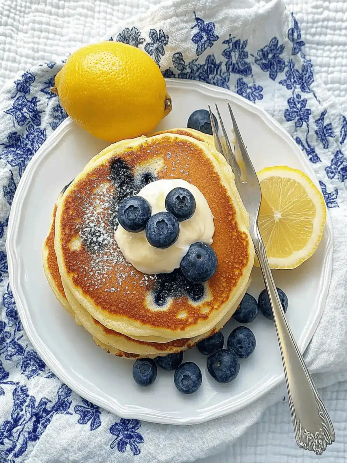 Fluffy Lemon Blueberry Pancakes That Redefine Breakfast Bliss 2 Lemon Blueberry Pancakes