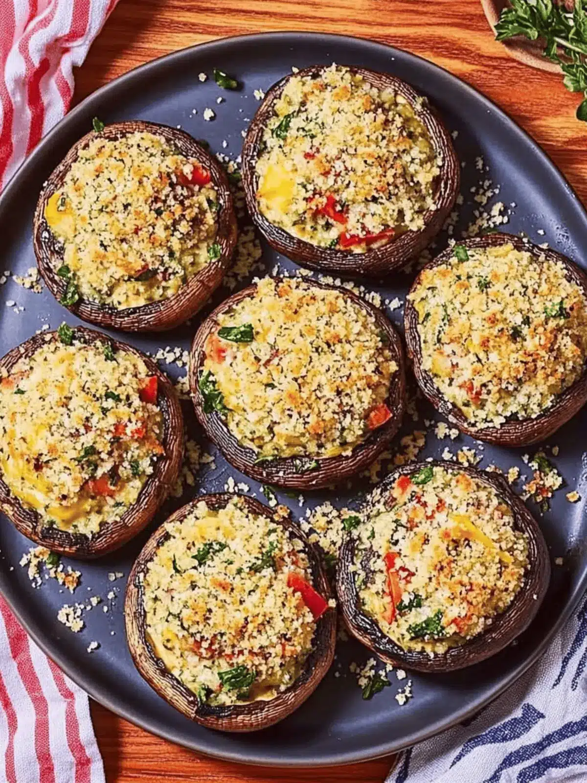 Delicious Stuffed Portobello Mushrooms That Impress Every Guest 3 Stuffed Portobello Mushrooms