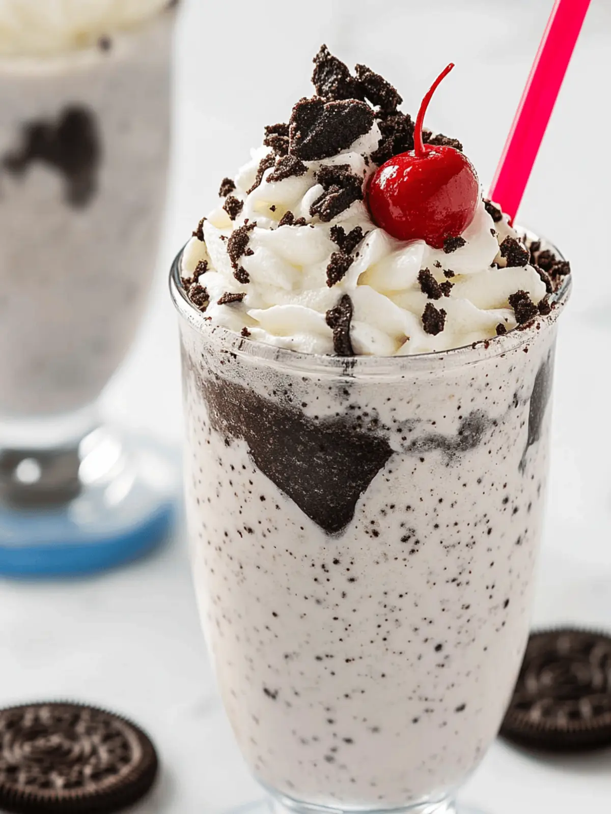 Creamy Oreo Milkshakes: A Family Favorite Dessert Delight 3 Oreo Milkshakes