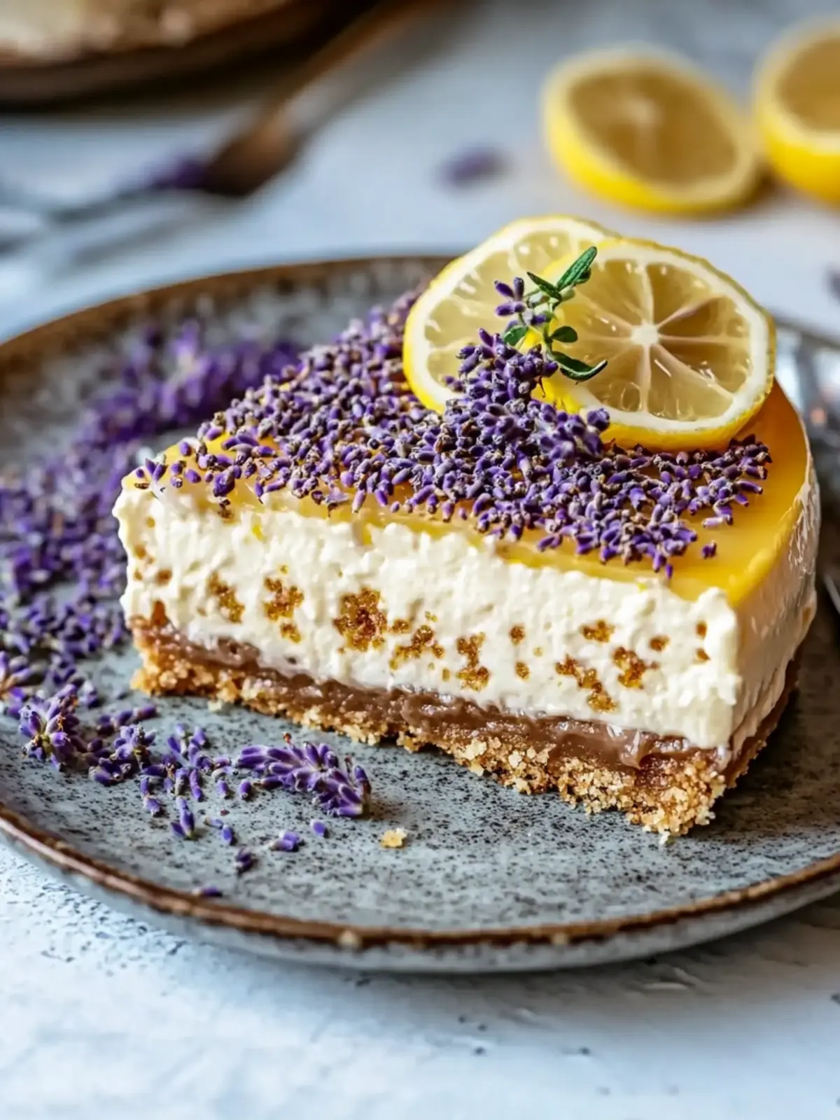 Ultimate Lemon Lavender Cheesecake for a Sweet Surprise 2 Ultimate Lemon Lavender Cheesecake