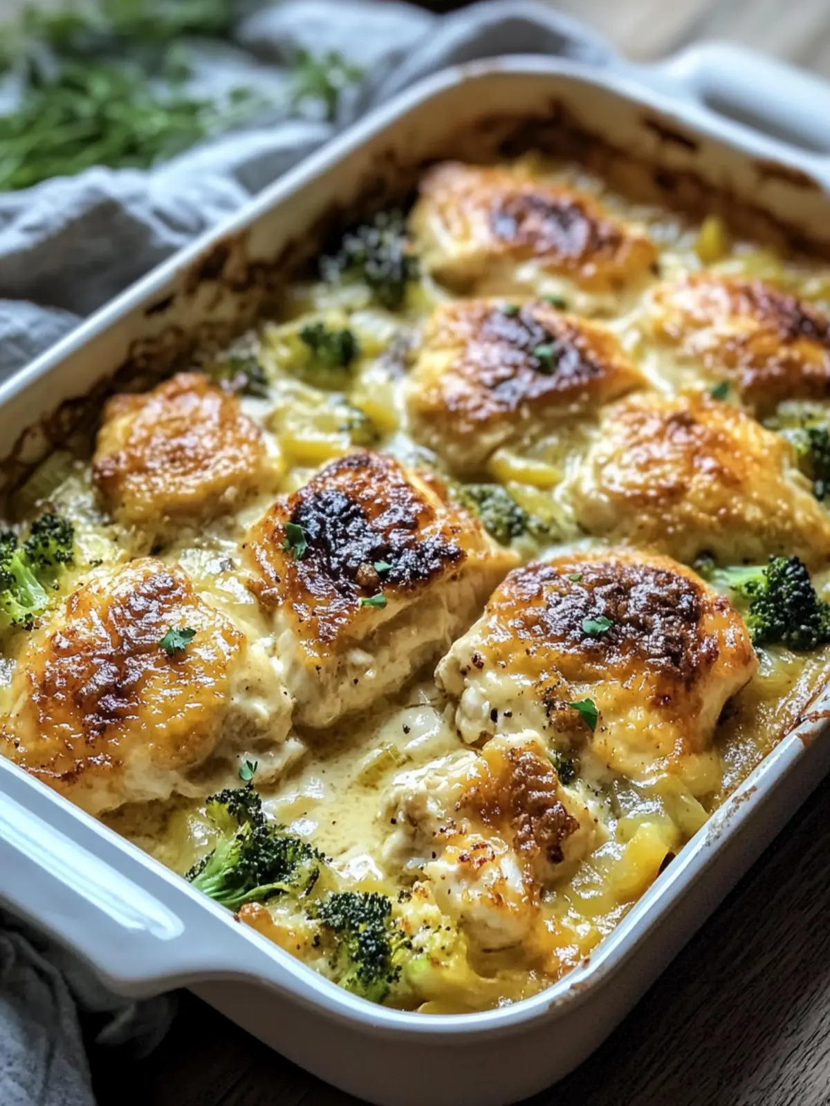 Savory Chicken Divan: A Healthier Twist on Comfort Food 4 Chicken Divan