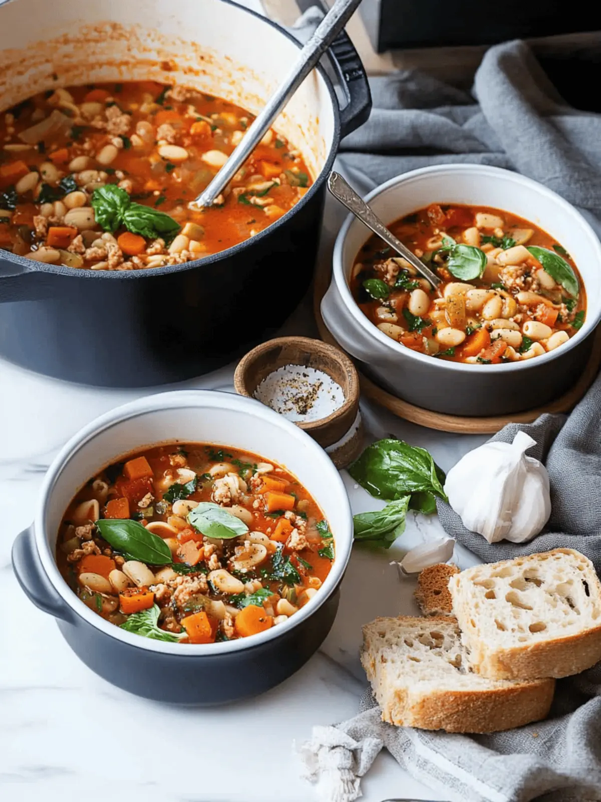 Hearty Minestrone Soup: Quick & Customizable Comfort Food 3 Minestrone Soup