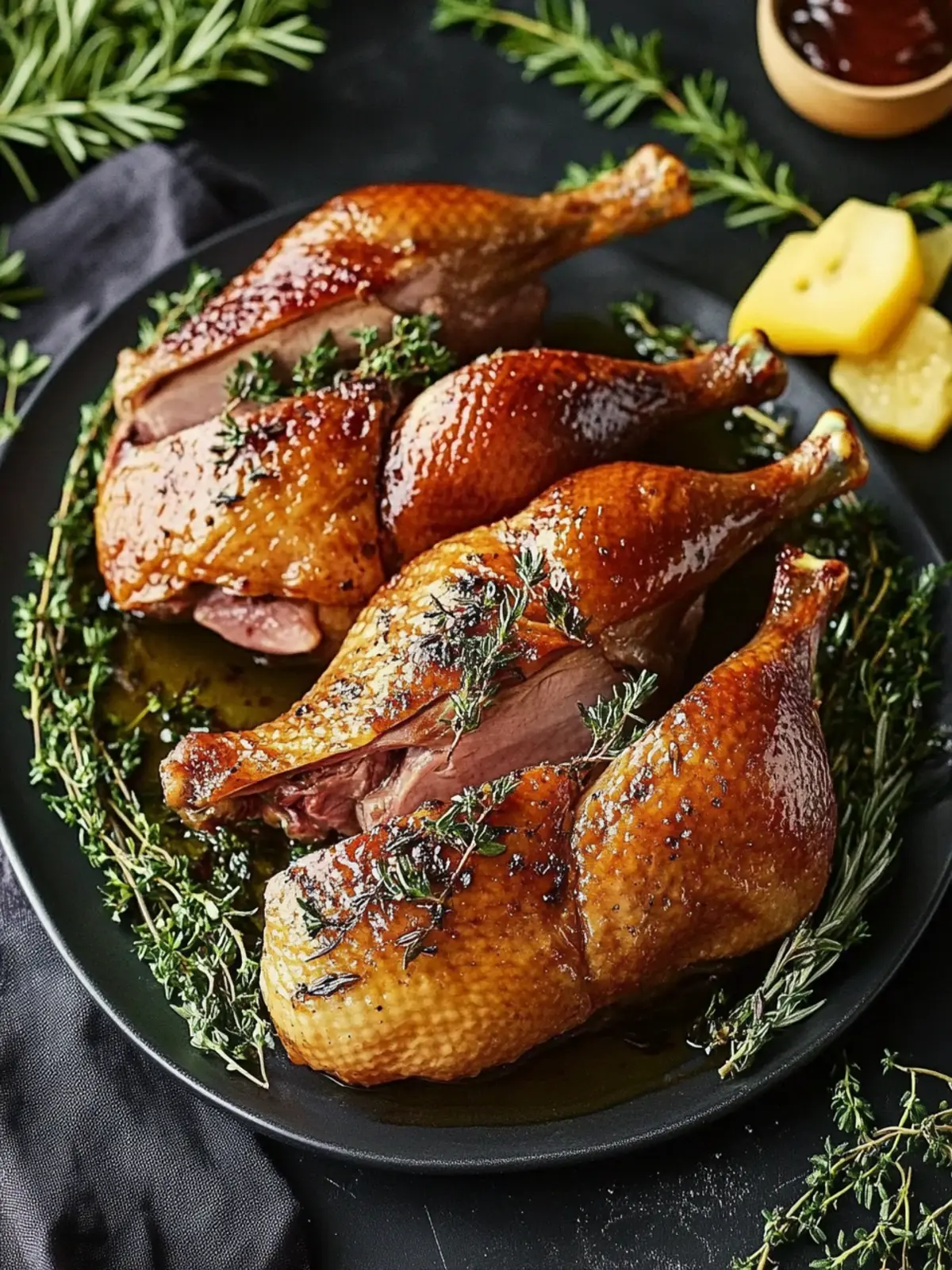 Herb-Infused Roasted Duck for a Festive Feast at Home 2 Herb-Infused Roasted Duck