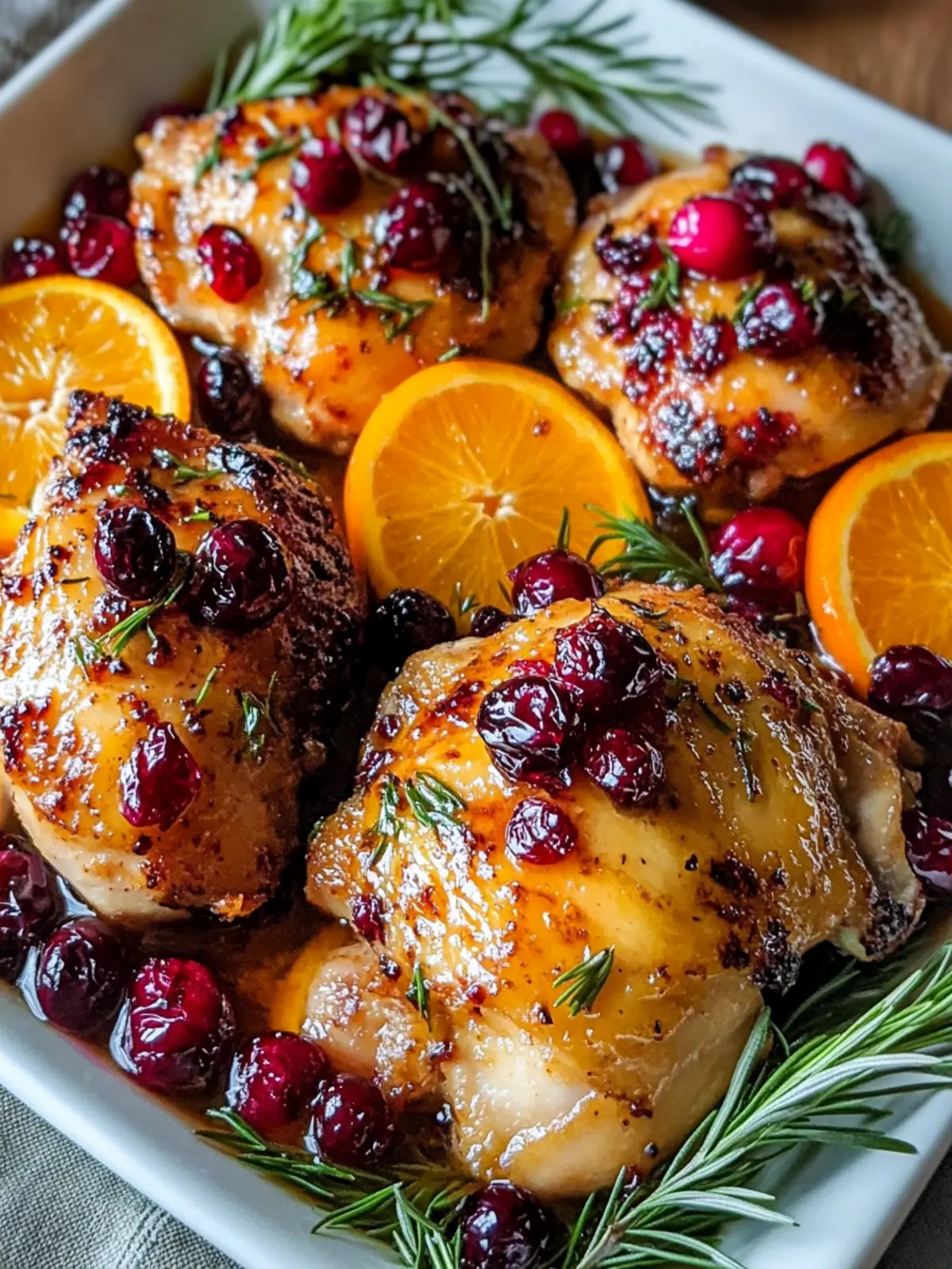 Baked Orange Cranberry Chicken Thighs for Flavor-Packed Nights 4 Baked Orange Cranberry Chicken Thighs