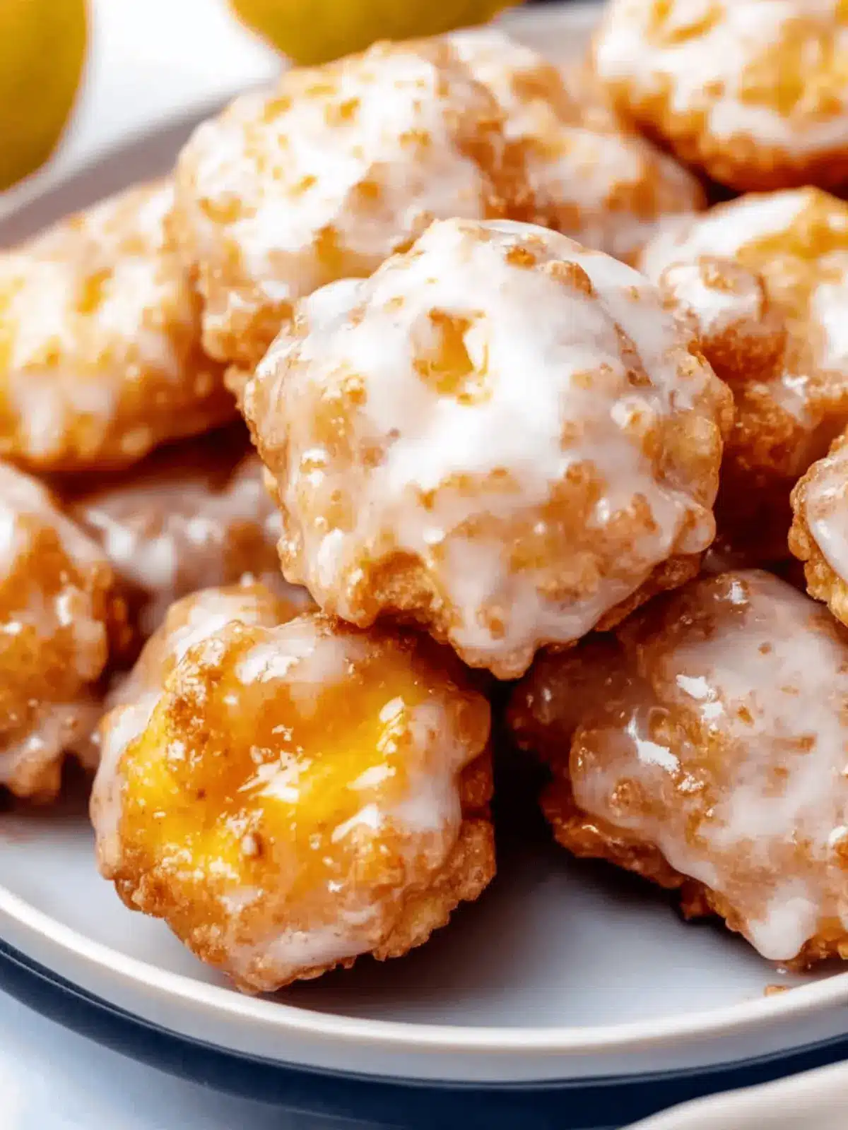 Irresistible Glazed Peach Fritters Recipe for Summer Bliss 4 Glazed Peach Fritters Recipe