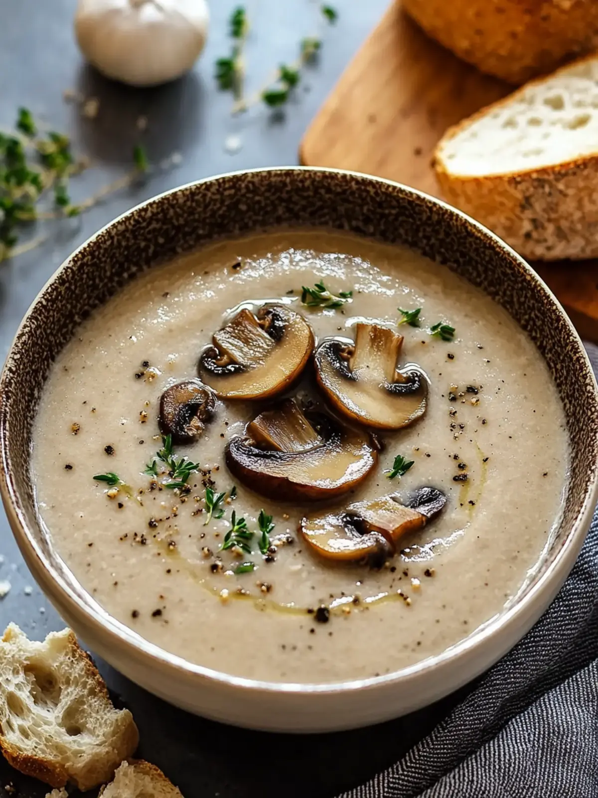 Creamy Mushroom Bisque Recipe That Will Warm Your Soul 2 Creamy Mushroom Bisque Recipe