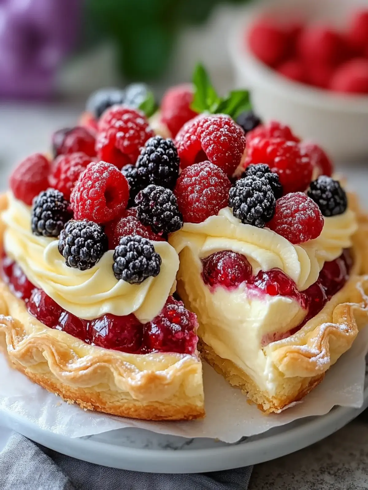 Irresistible Berry Cream Pastry Cake for Every Celebration 3 Berry Cream Pastry