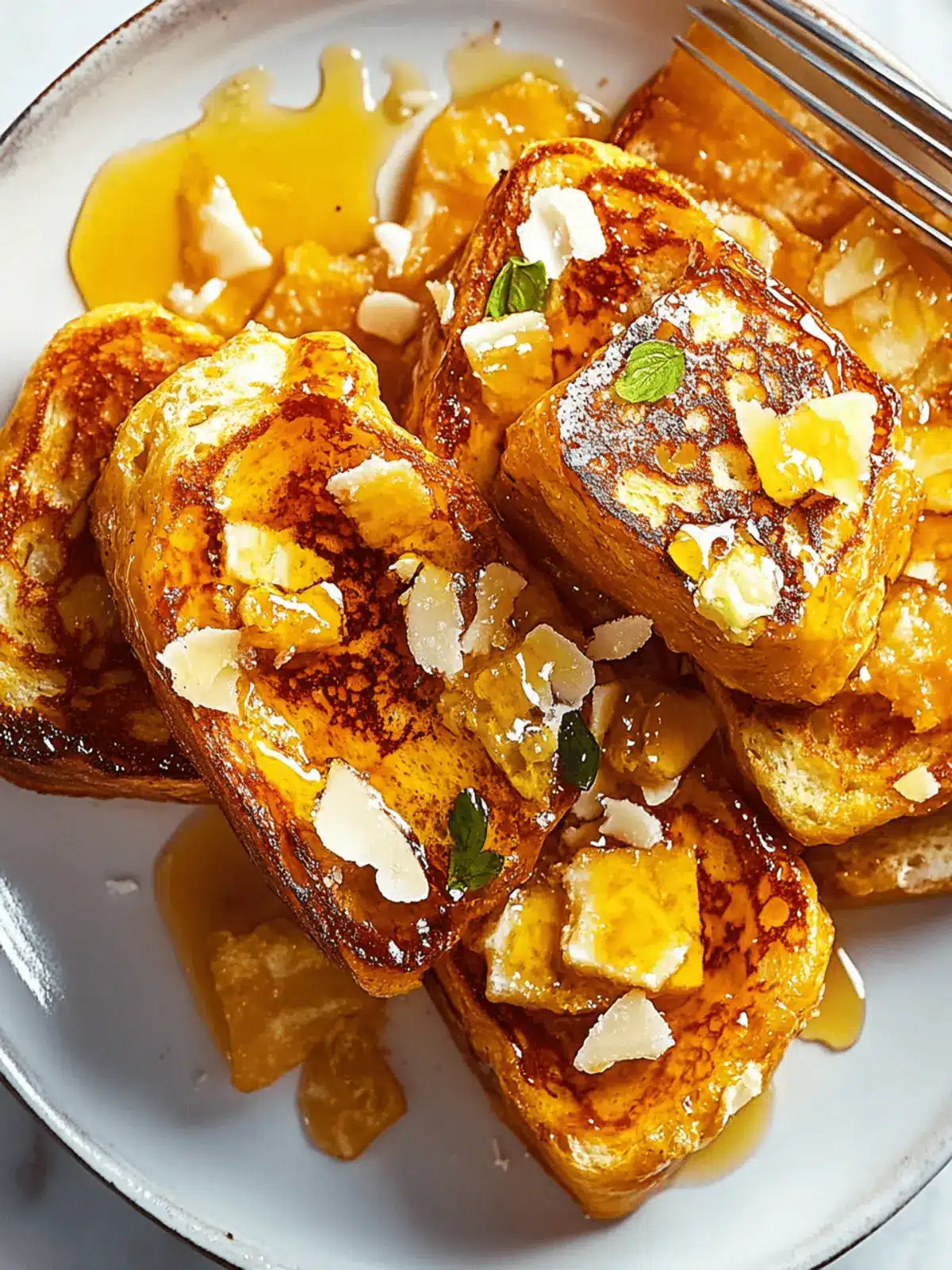 Tropical Hawaiian Roll French Toast That's Perfect for Brunch 3 Hawaiian Roll French Toast