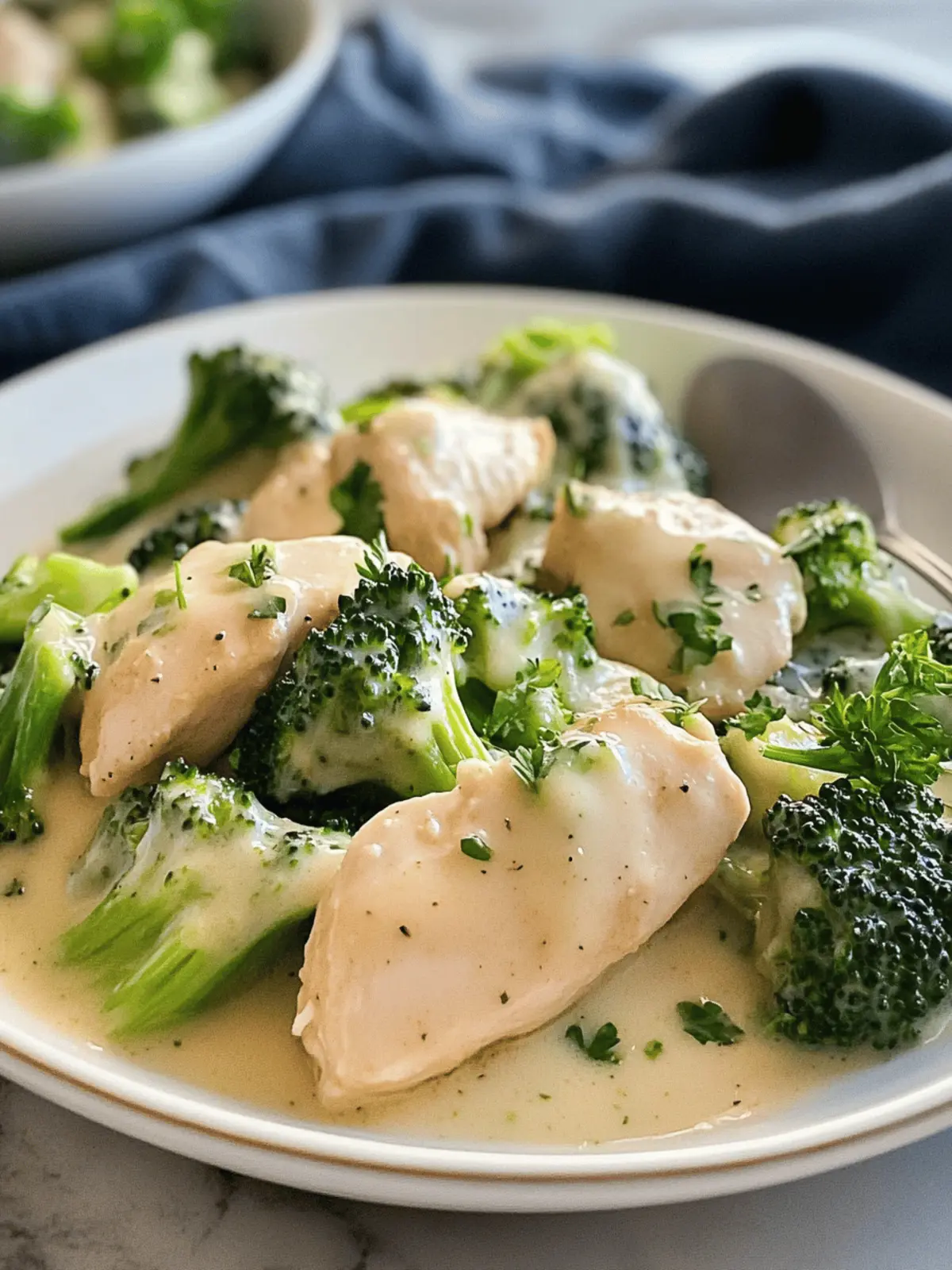 Creamy Keto Chicken and Broccoli Alfredo Sauce in 20 Minutes 3 CHICKEN AND BROCCOLI WITH ALFREDO SAUCE (KETO)