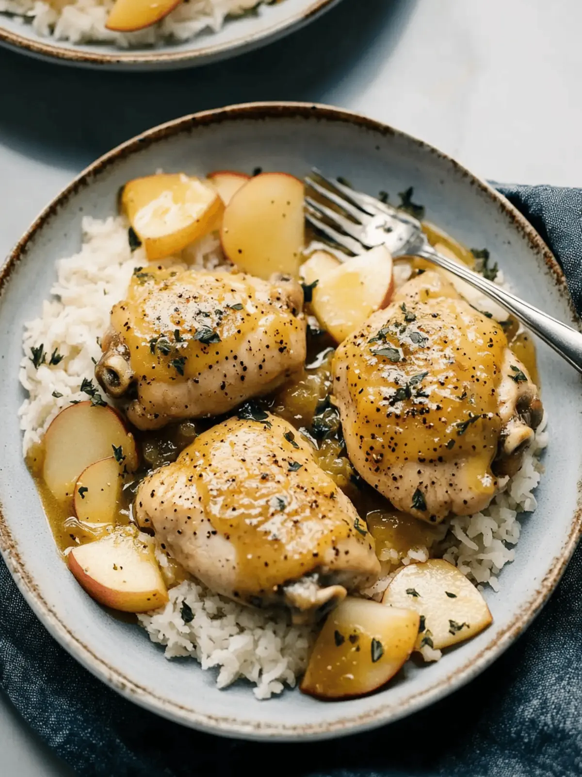 Savor Apple Chicken with Cider Mustard Sauce in One Pan 2 Apple Chicken with Cider Mustard Sauce