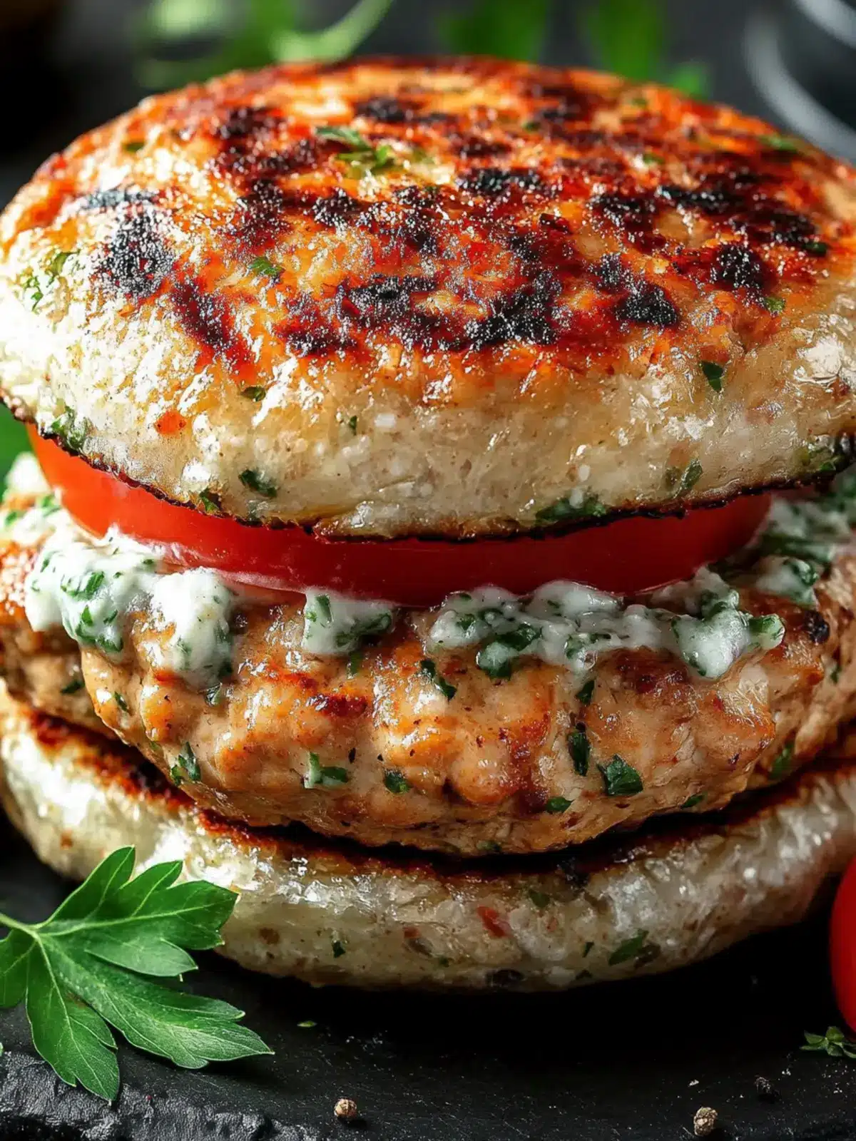 Juicy Greek Chicken Burgers with Tzatziki Bliss You ll Love 4 Juicy Greek Chicken Burgers with Tzatziki Bliss