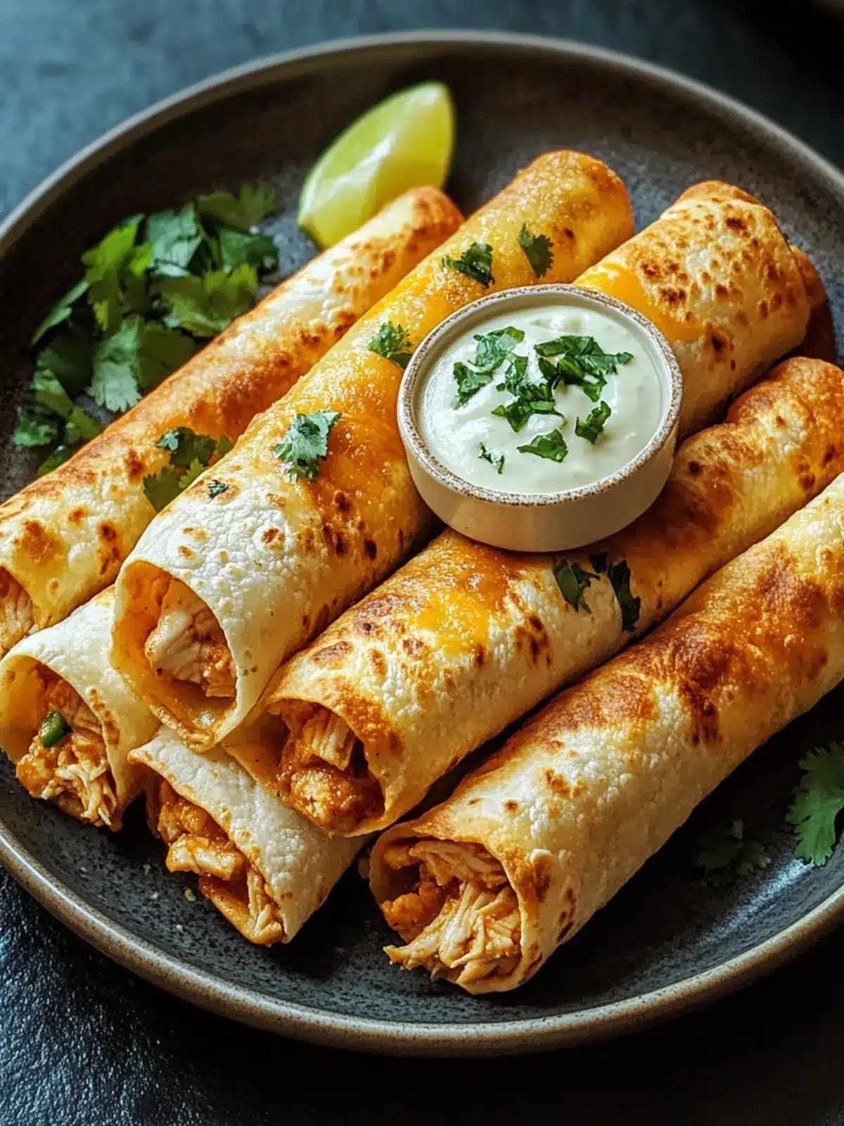 Crispy Chicken Taquitos: Your New Favorite Healthy Snack 2 Crispy Chicken Taquitos