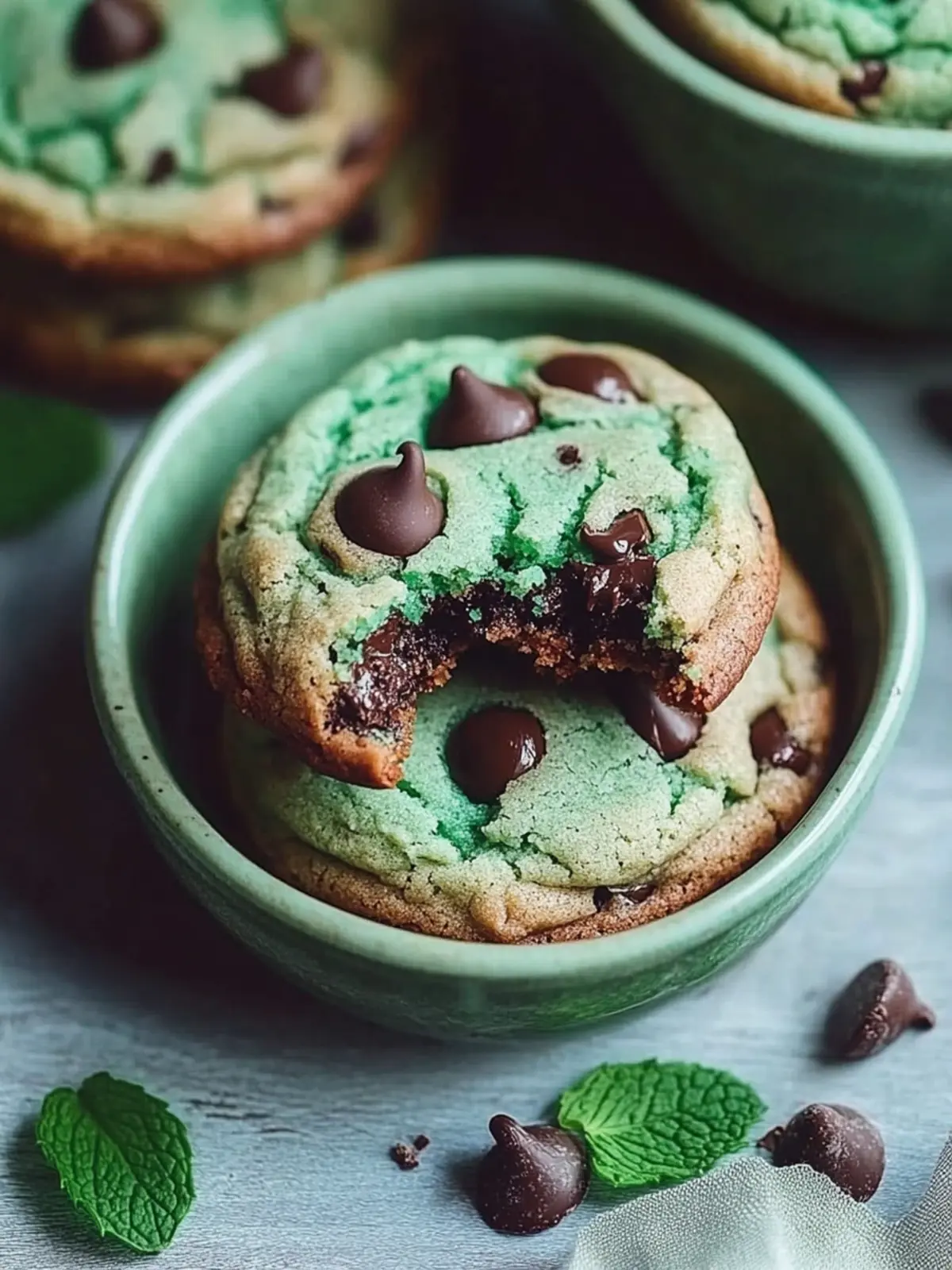 Mint Chocolate Chip Cookies: Your New Favorite Minty Treat 2 Mint Chocolate Chip Cookies: A Minty Chocolate Delight