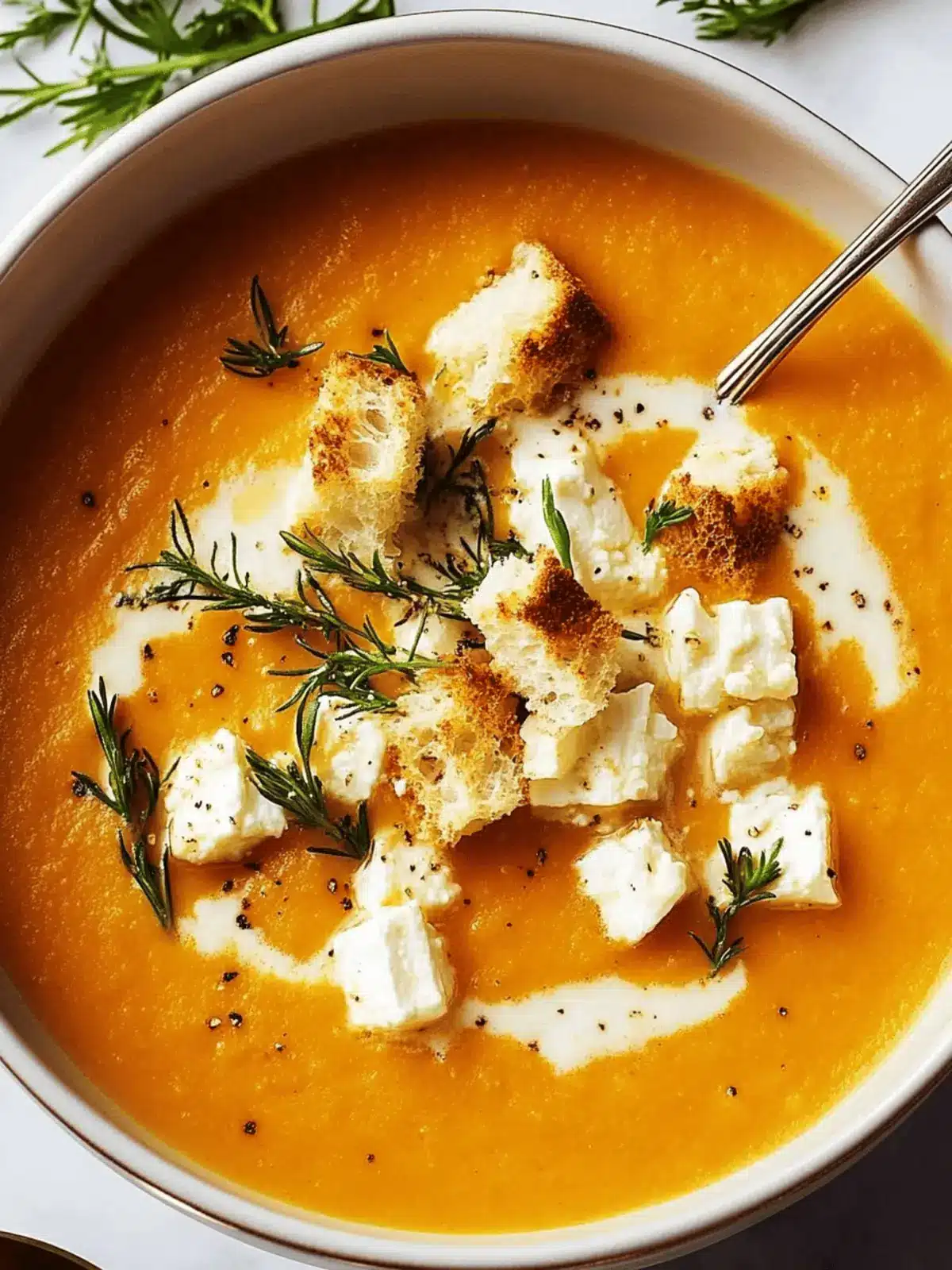 Cozy Baked Feta Soup for Ultimate Comfort on Chilly Days 4 Baked Feta Soup