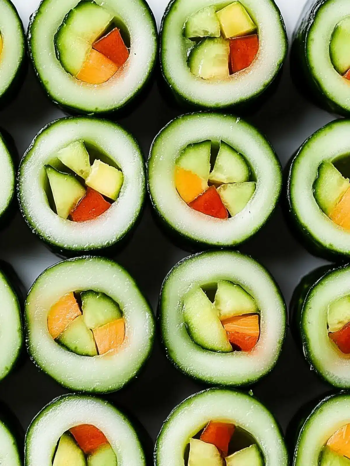 Easy Cucumber Sushi Rolls: Fresh, Fun, and No-Cook Delights 2 Cucumber Sushi