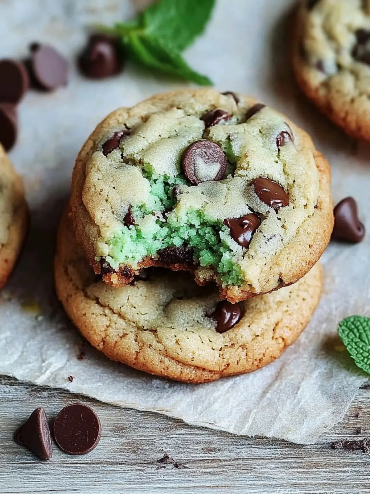 Mint Chocolate Chip Cookies: Your New Favorite Minty Treat 3 Mint Chocolate Chip Cookies: A Minty Chocolate Delight