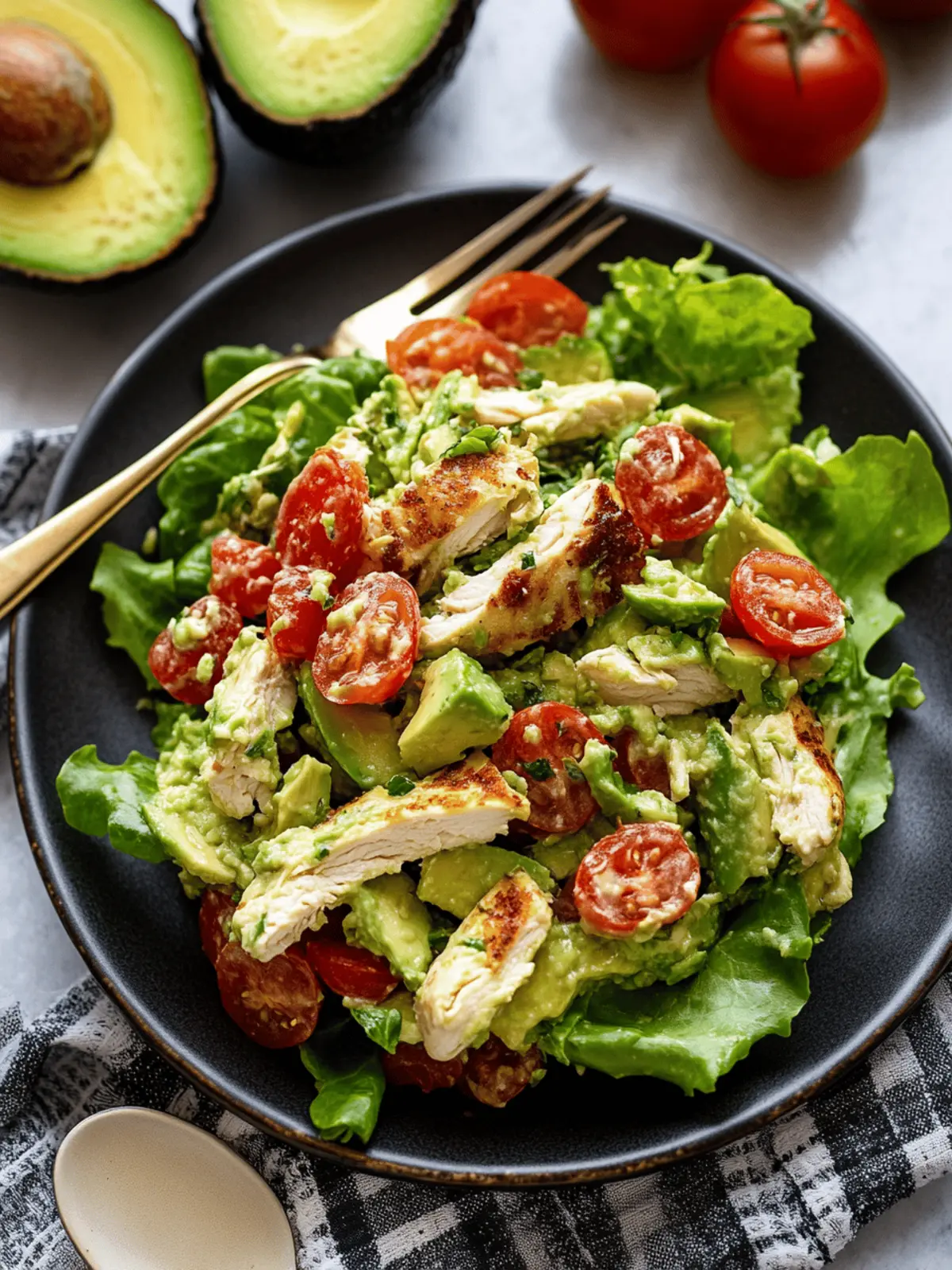 Creamy Avocado Chicken Salad No Mayo Quick and Healthy 2 Avocado Chicken Salad