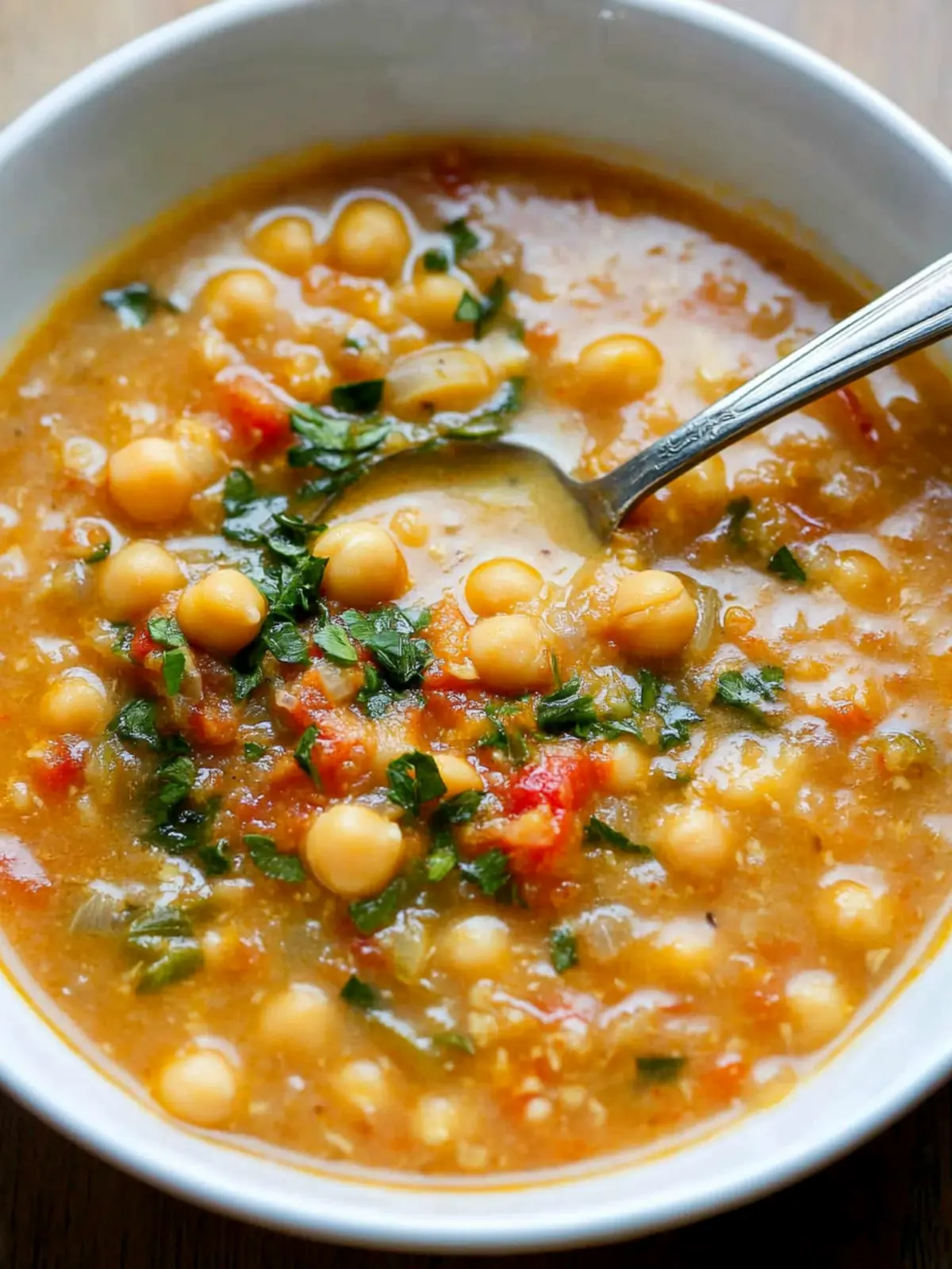 20-Minute Chickpea Soup for a Cozy, Healthy Dinner 4 Chickpea Soup (20 minutes)