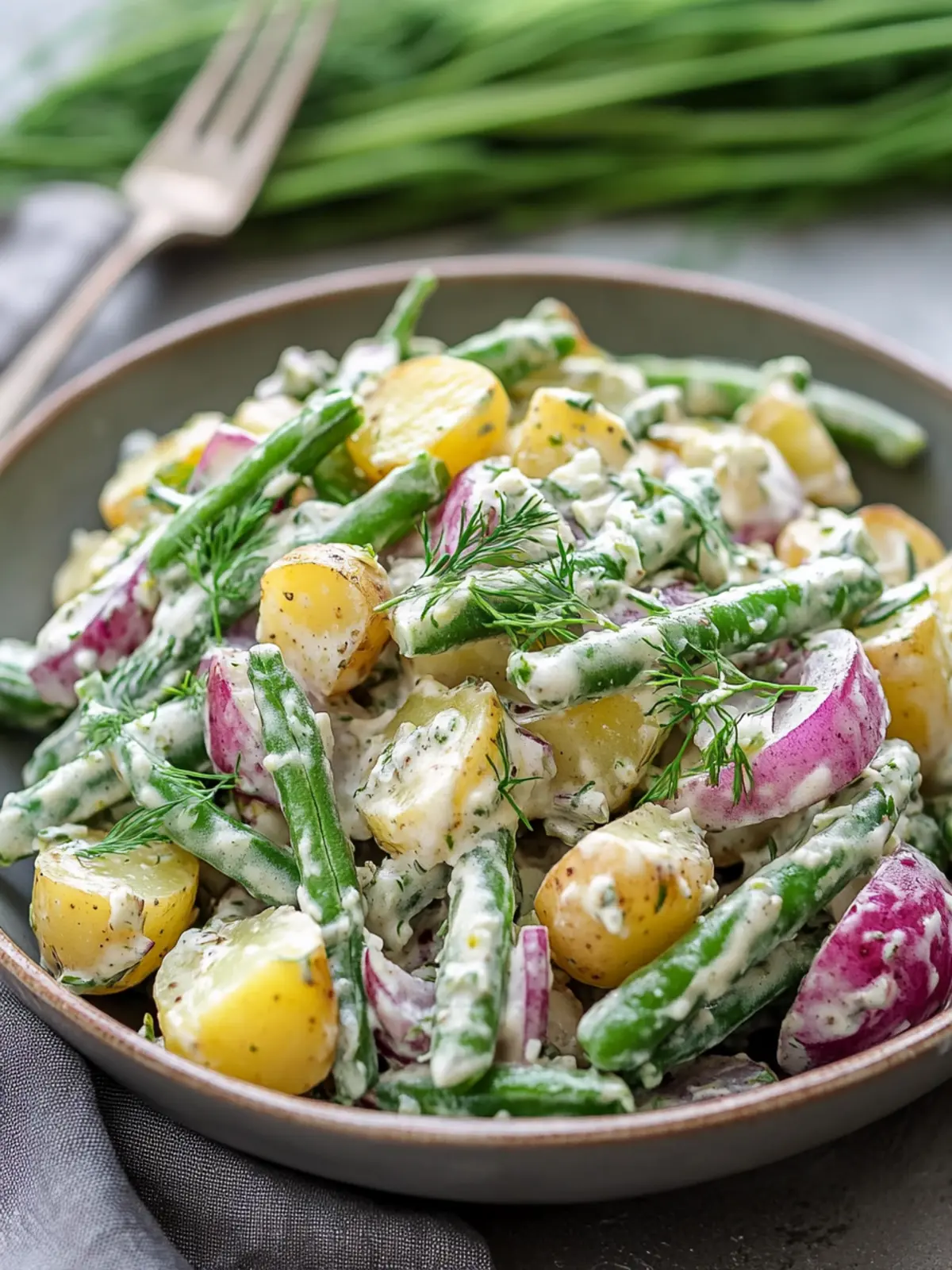 Creamy Green Bean Potato Salad That Everyone Will Love 3 Creamy Green Bean Potato Salad