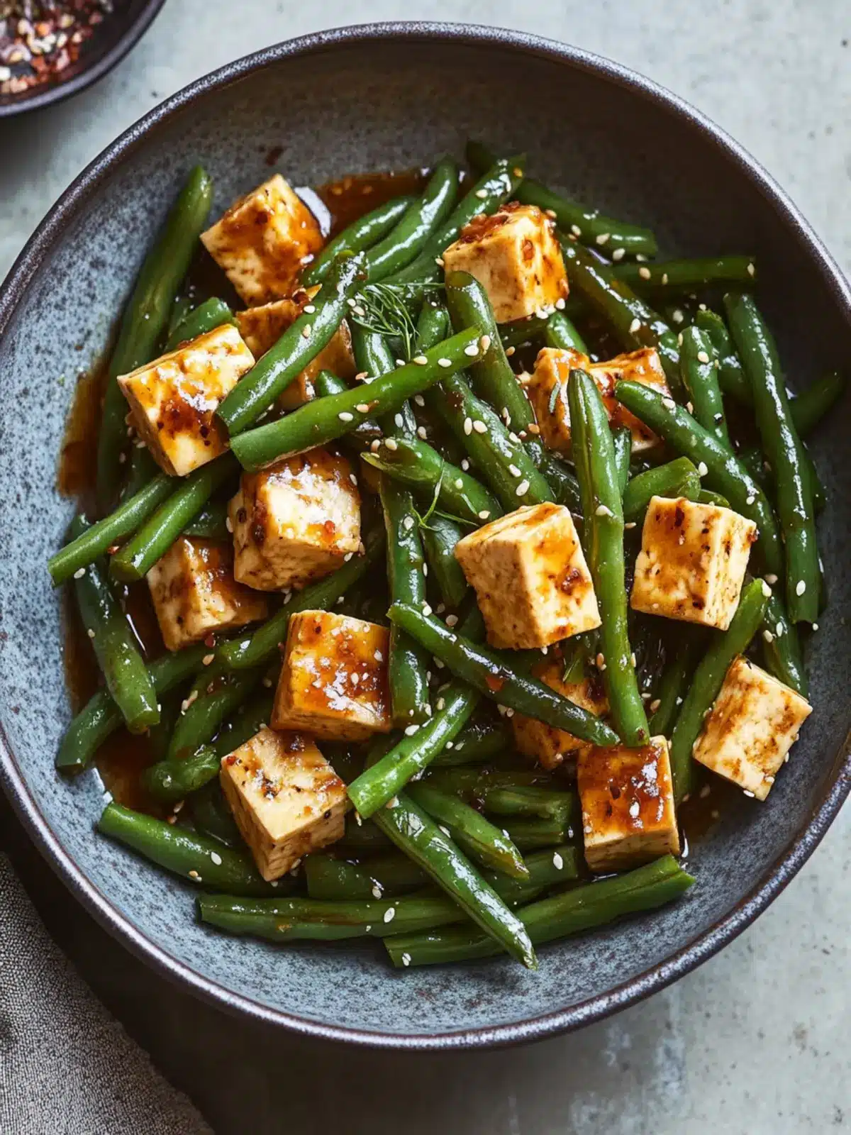 Garlicky Green Beans and Tofu: Your Easy, Flavor-Packed Dinner 4 Garlicky Green Beans and Tofu