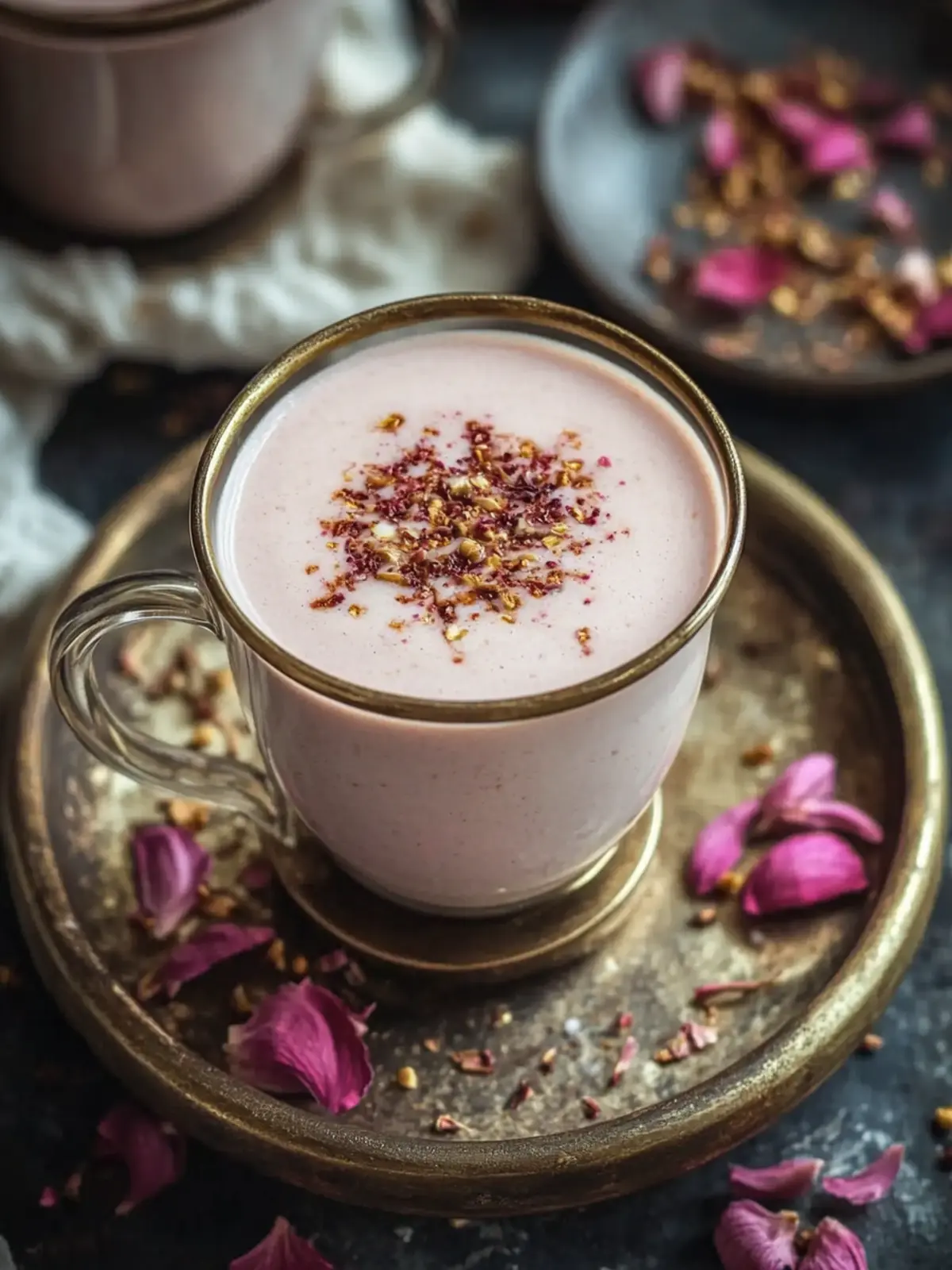 Kashmiri Pink Chai Recipe A Creamy Sip of Himalayan Bliss 2 Kashmiri Pink Chai Recipe