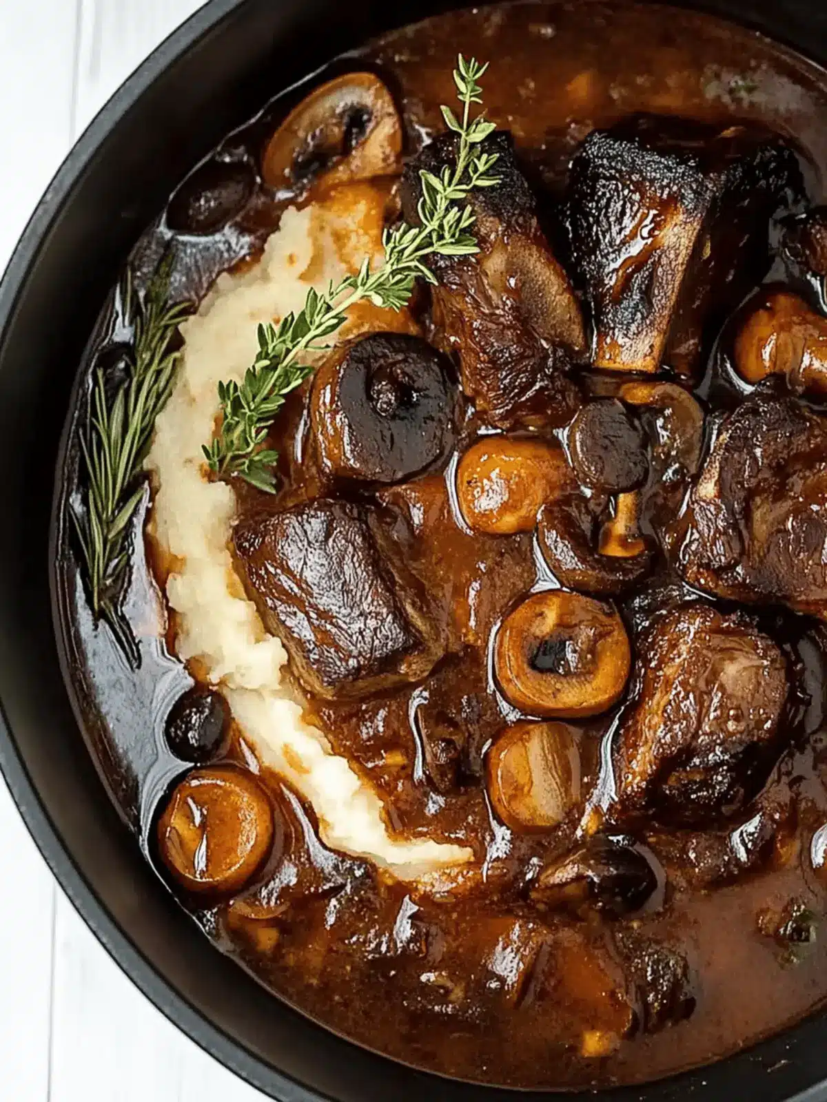 Heavenly Slow Braised Beef Short Ribs with Cheesy Mash Delight 3 Slow braised beef short ribs with cheesy mash