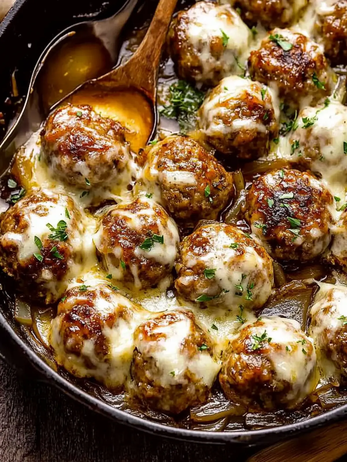 French Onion Meatballs: A Comforting Twist on Tradition 3 French Onion Meatballs