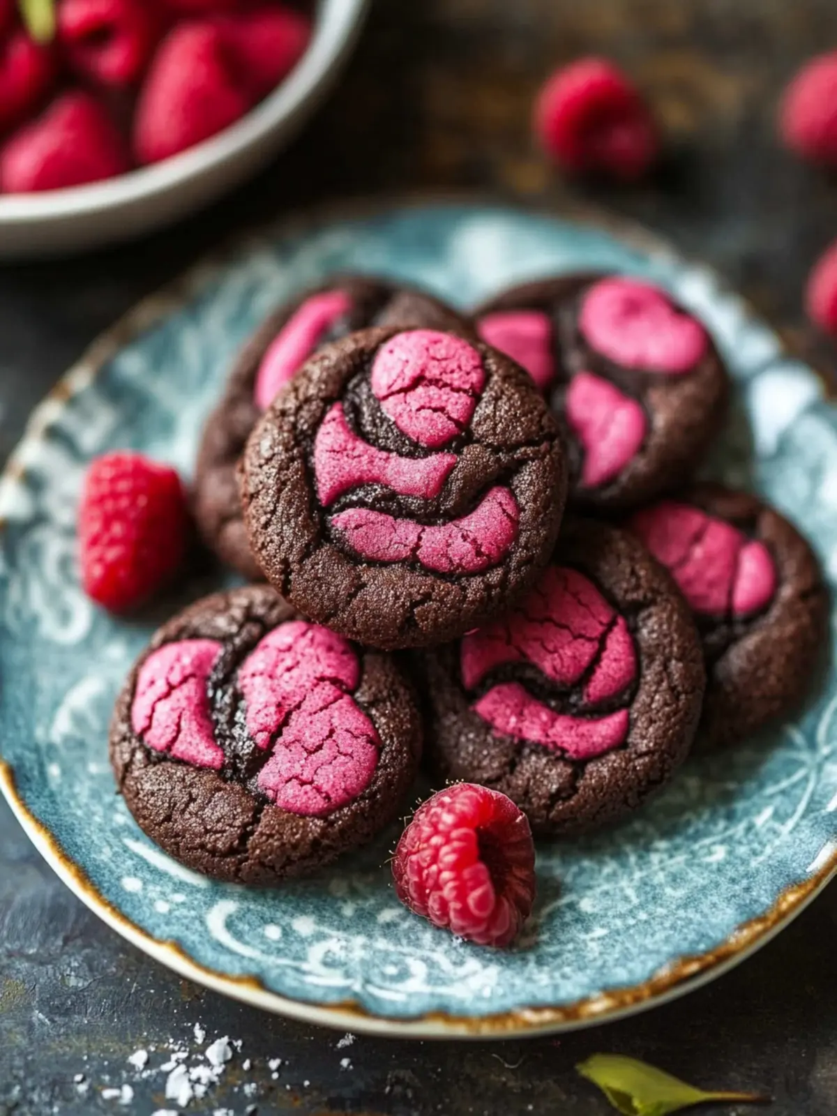 Raspberry Dark Chocolate Cookies: A Treat That Delights! 3 Raspberry Dark Chocolate Cookies: The Ultimate Sweet Fix
