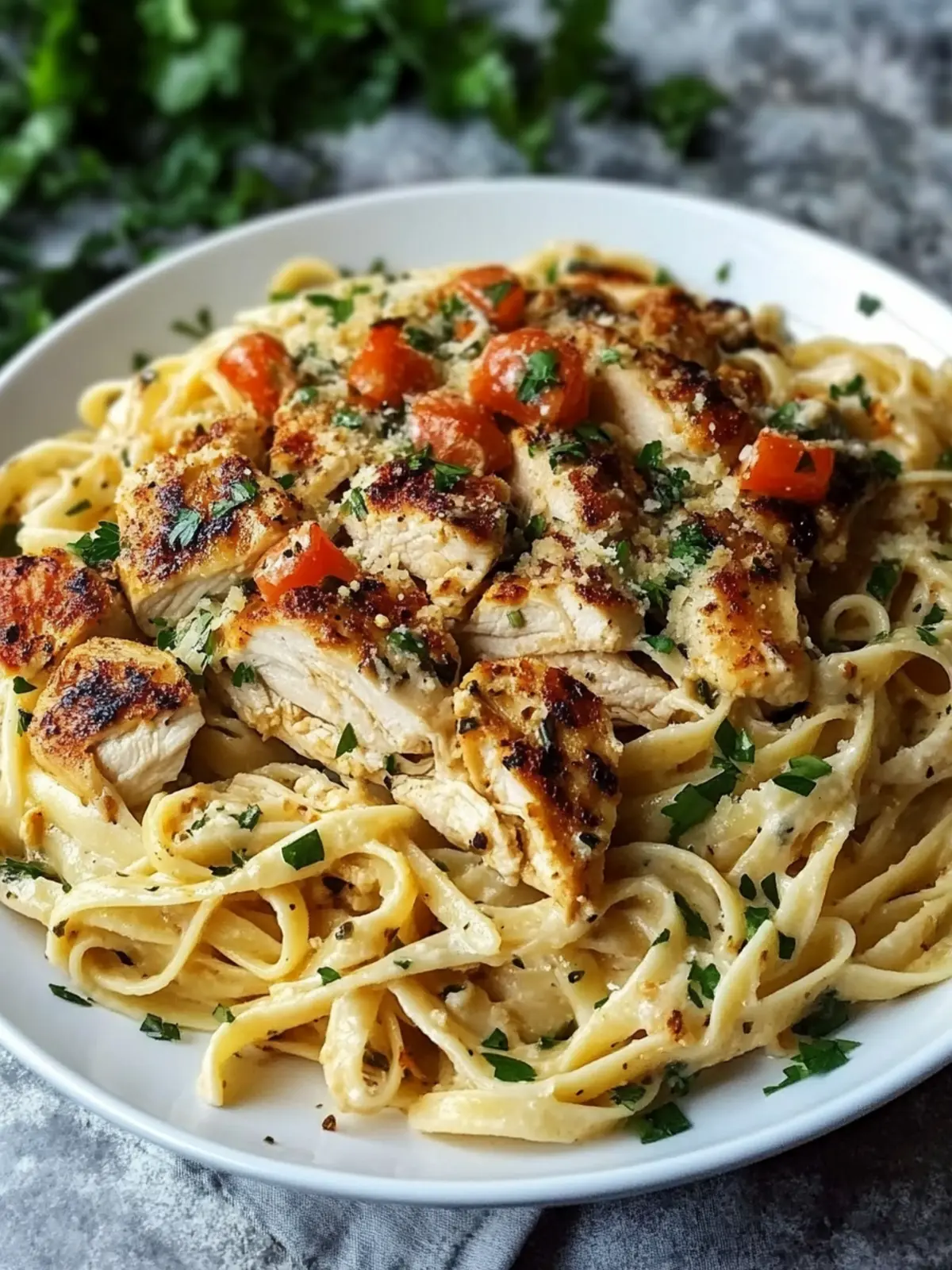 Cajun Chicken and Garlic Parmesan Linguine: Comfort Food Bliss 4 Cajun Chicken and Garlic Parmesan Linguine
