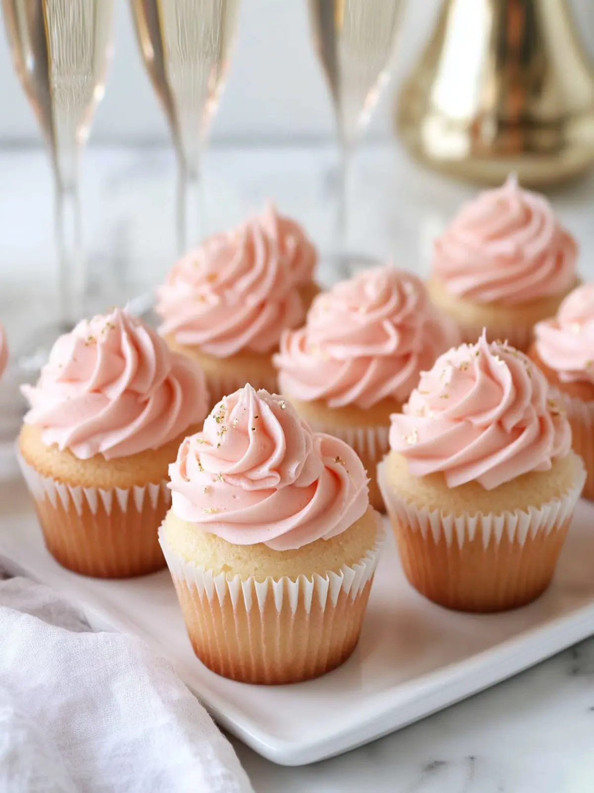 Pink Champagne Cupcakes That Elevate Every Celebration 2 Pink Champagne Cupcakes