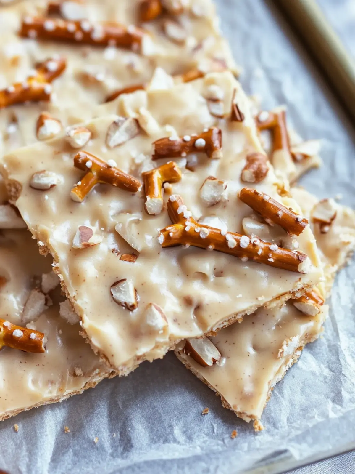 Irresistible Peanut Butter Pretzel Bark Ready in 15 Minutes 2 Peanut Butter Pretzel Bark