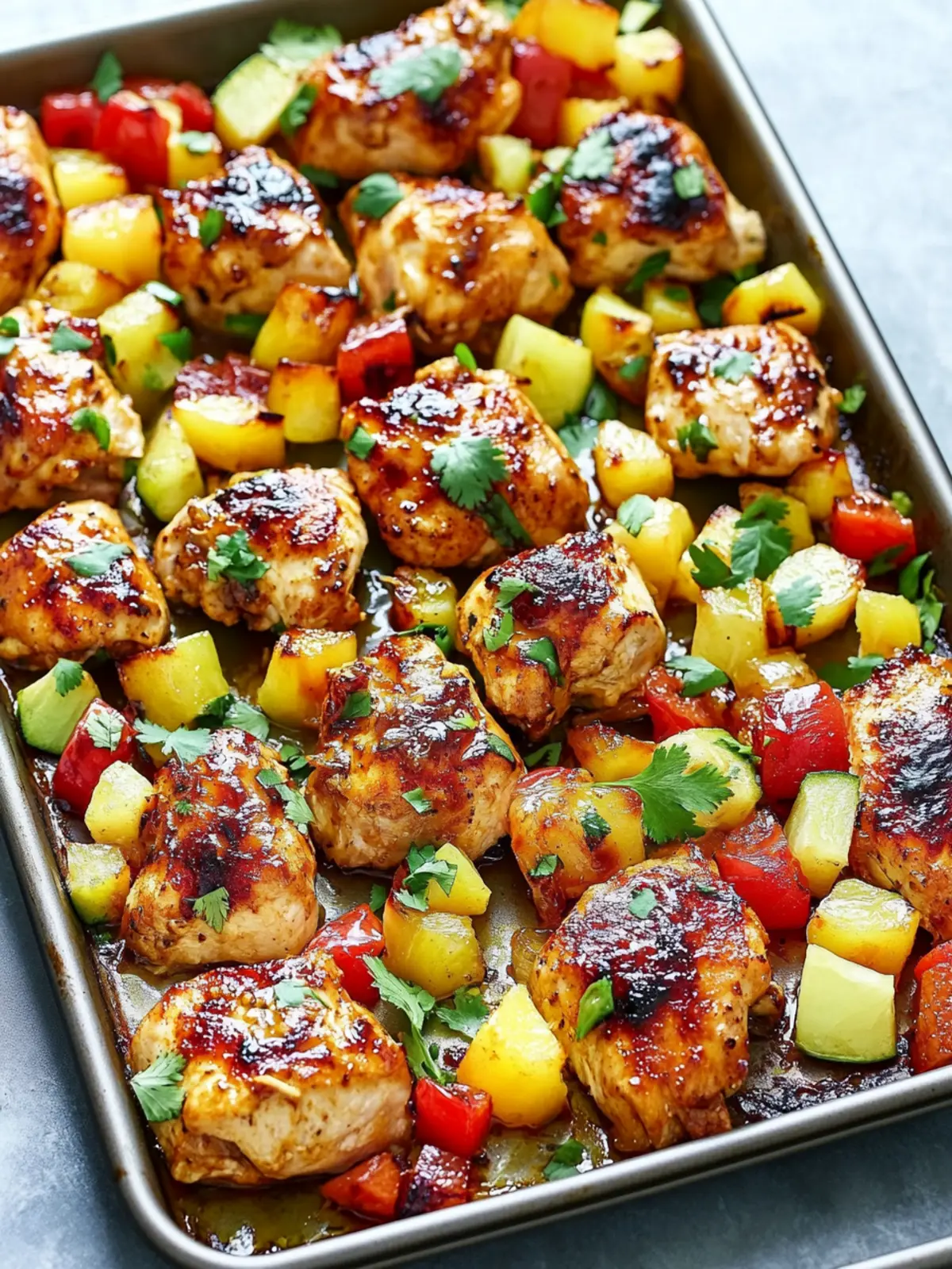 Hawaiian Chicken Sheet Pan: Easy Family Meal Bliss 4 Hawaiian Chicken Sheet Pan