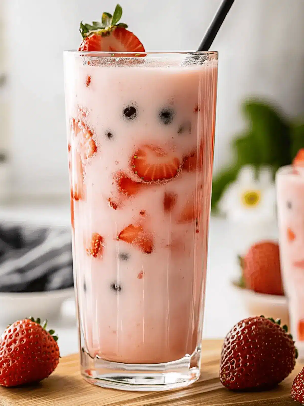 Delicious Strawberry Milk Tea to Savor Any Summer Day 3 Strawberry Milk Tea