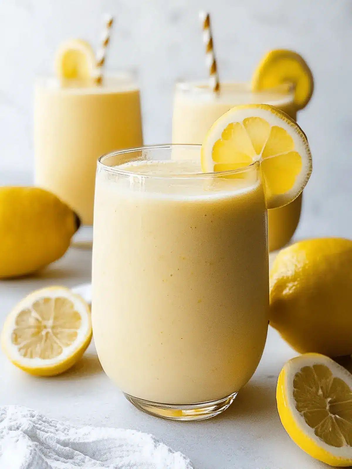 Deliciously Creamy Lemon Smoothie for a Refreshing Boost 3 Lemon Smoothie
