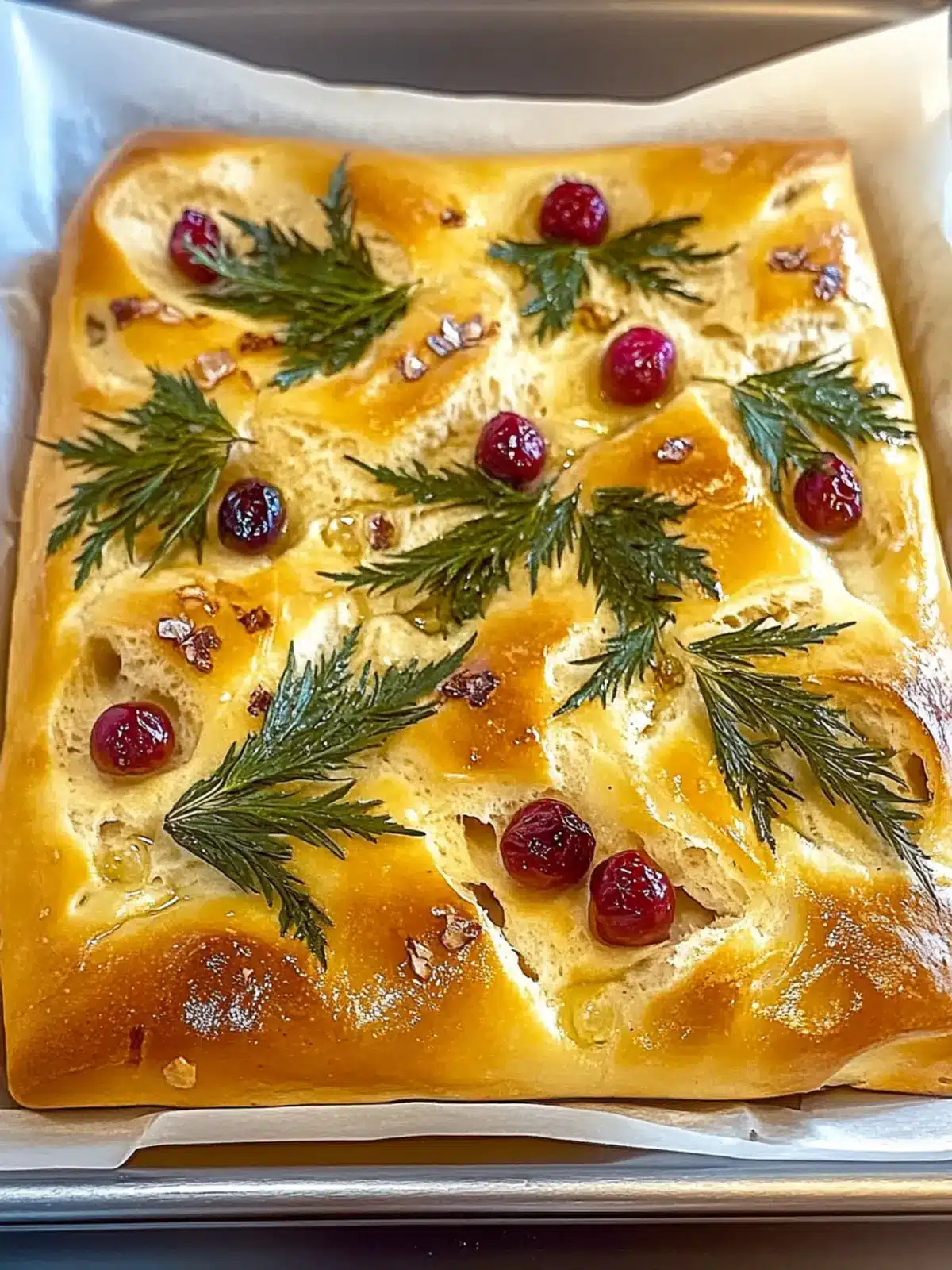 Delicious Christmas Focaccia with Festive Toppings Galore 4 Christmas Focaccia