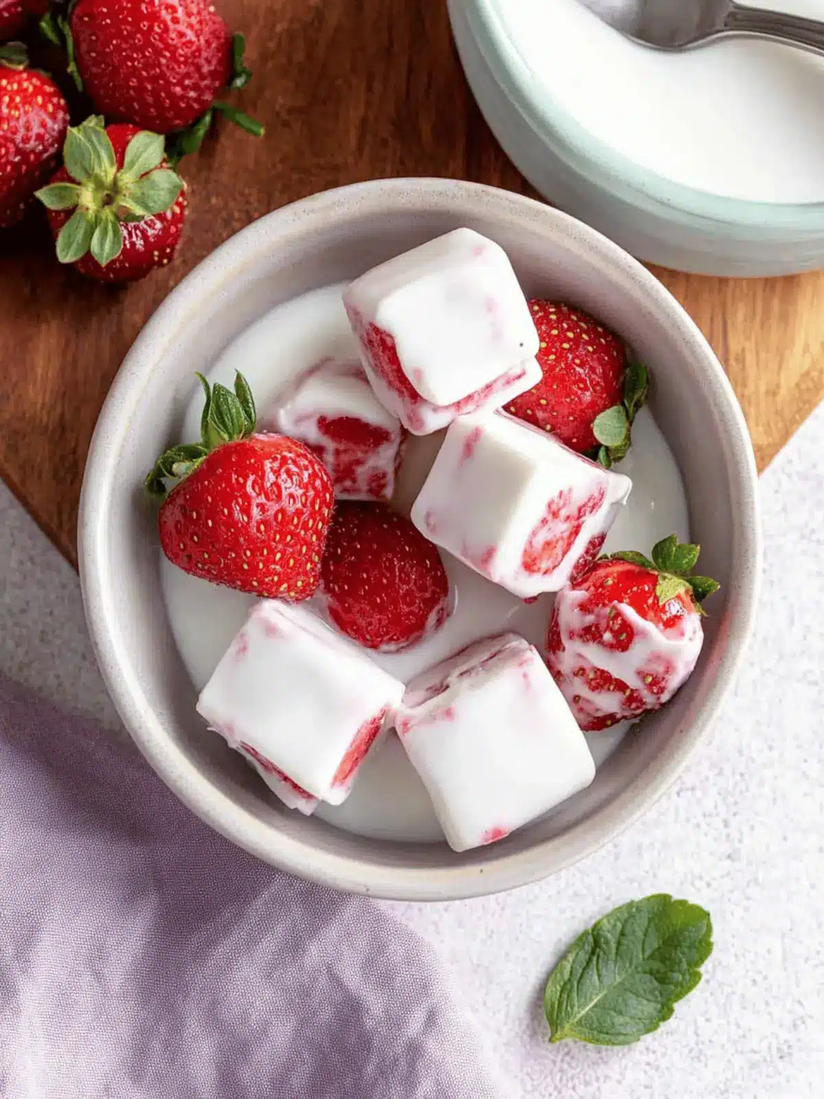 Cool and Creamy Strawberry Yogurt Bites You ll Love 3 Strawberry Yogurt Bites