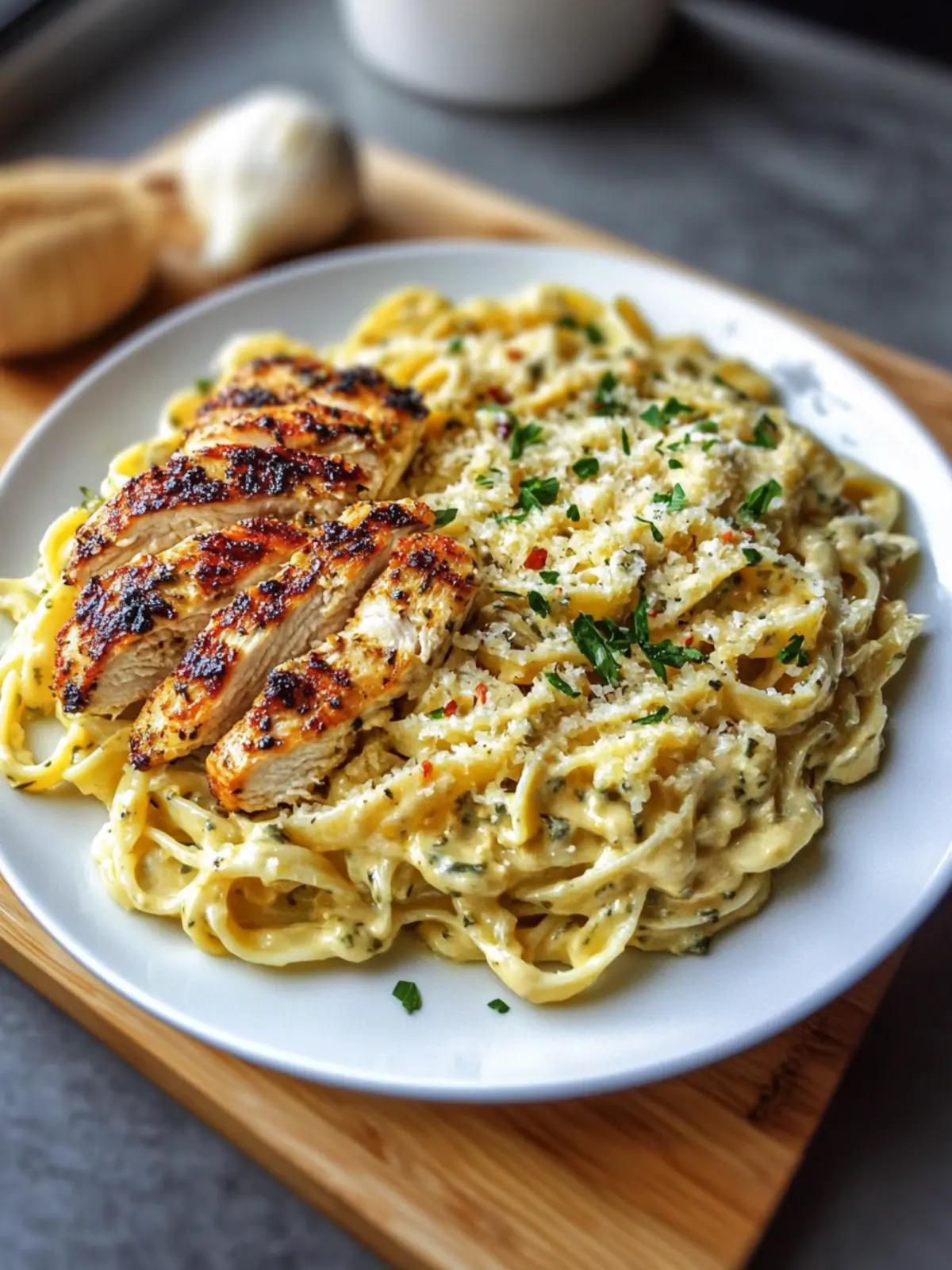 Creamy Garlic Parmesan Chicken Pasta in Just 30 Minutes! 3 Creamy Garlic Parmesan Chicken Pasta (30-Minute Recipe!)