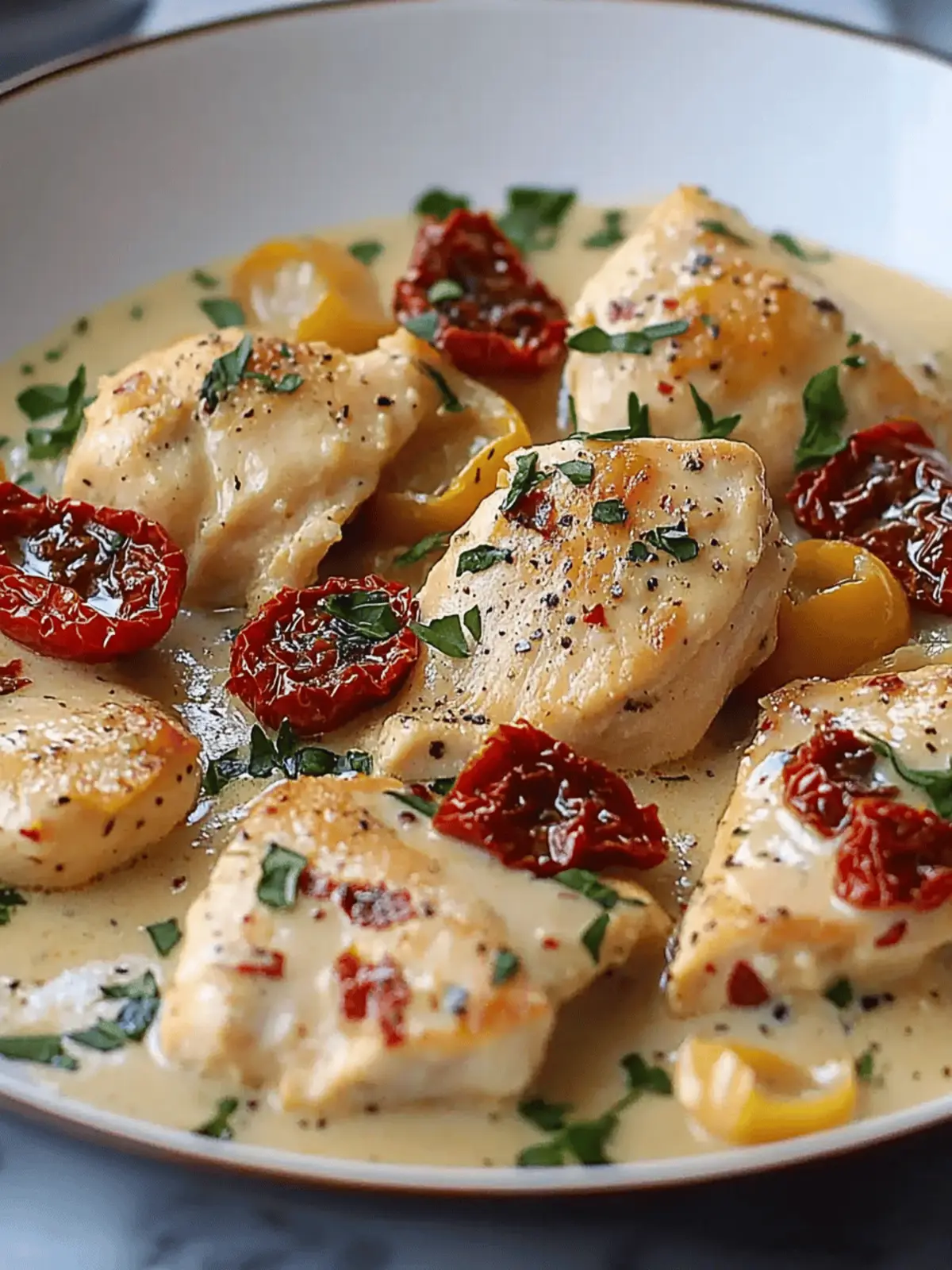 Creamy Sun-Dried Tomato Chicken Ravioli in Under 30 Minutes 4 Creamy Sun-Dried Tomato Chicken