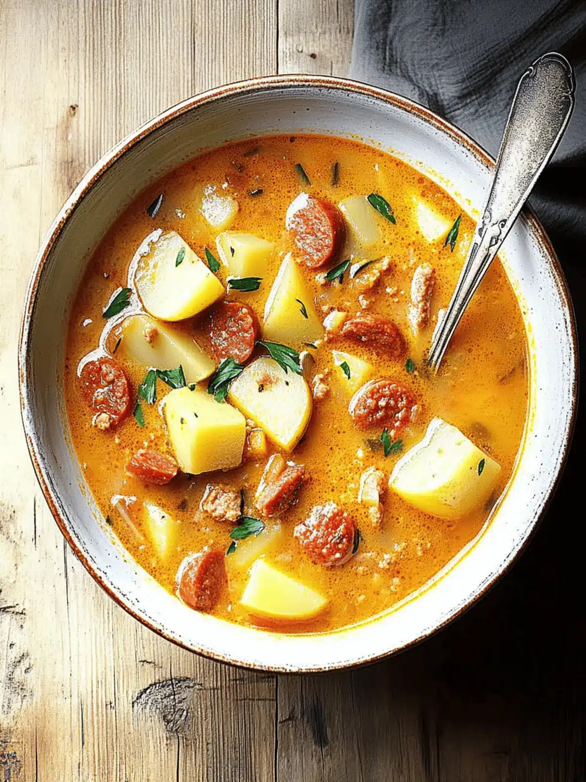 Warm Spanish Potato Soup with Chorizo Perfect for Cozy Nights 3 Spanish Potato Soup with Chorizo