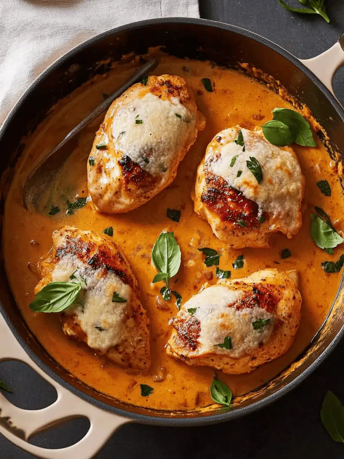 Creamy Pumpkin & Parmesan Chicken Skillet for Cozy Nights 3 Creamy Pumpkin & Parmesan Chicken Skillet