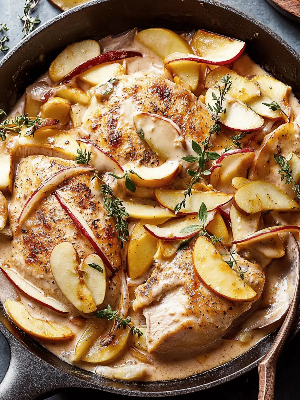 Creamy Apple Bourbon Chicken Skillet for Cozy Weeknight Dinners 2 Creamy Apple Bourbon Chicken Skillet