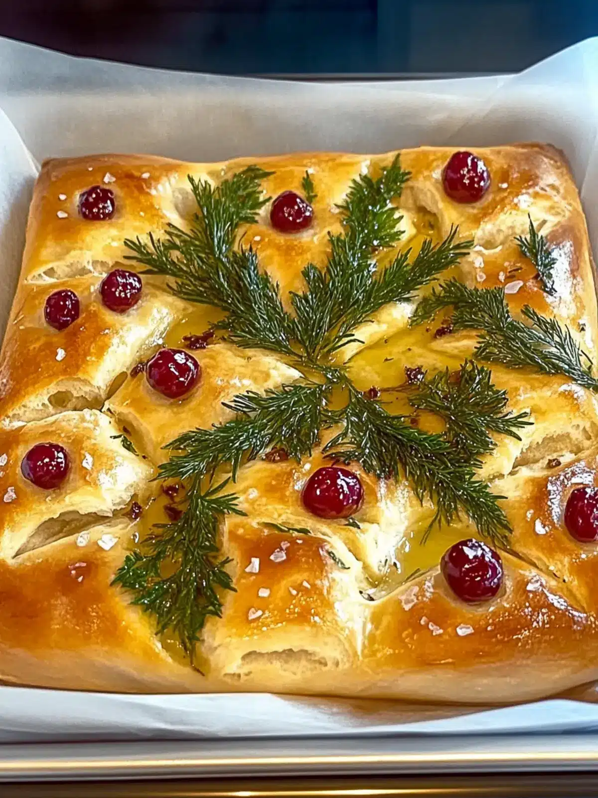 Delicious Christmas Focaccia with Festive Toppings Galore 3 Christmas Focaccia