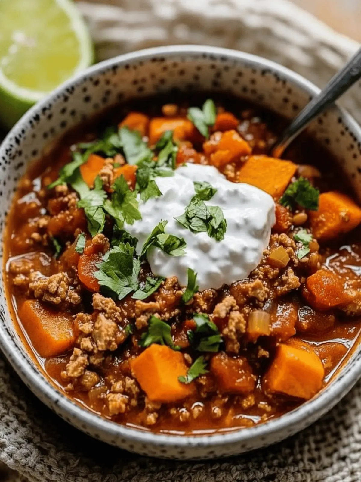 No Bean Turkey and Sweet Potato Chili for Easy Weeknight Warmth 3 No Bean Turkey and Sweet Potato Chili
