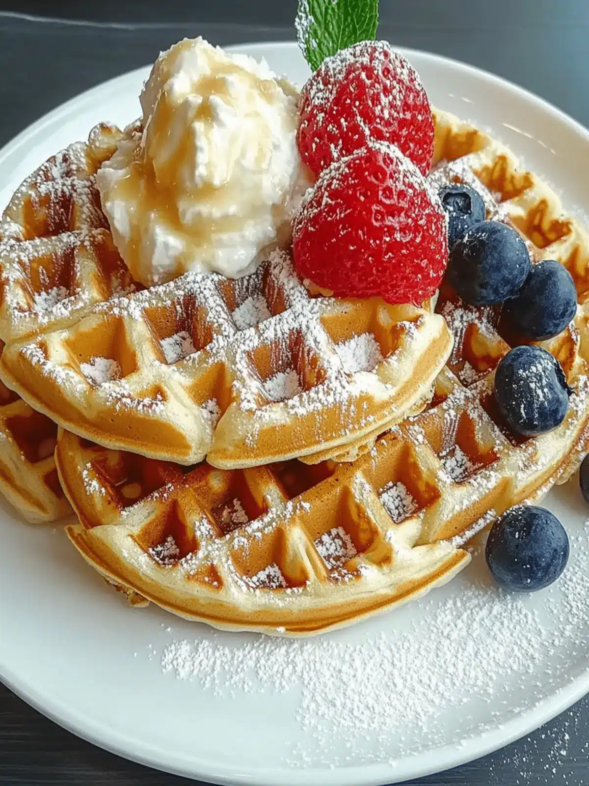 Fluffy Belgian-Style Classic Waffles for Delightful Mornings 3 Fluffy Belgian-Style Classic Waffle