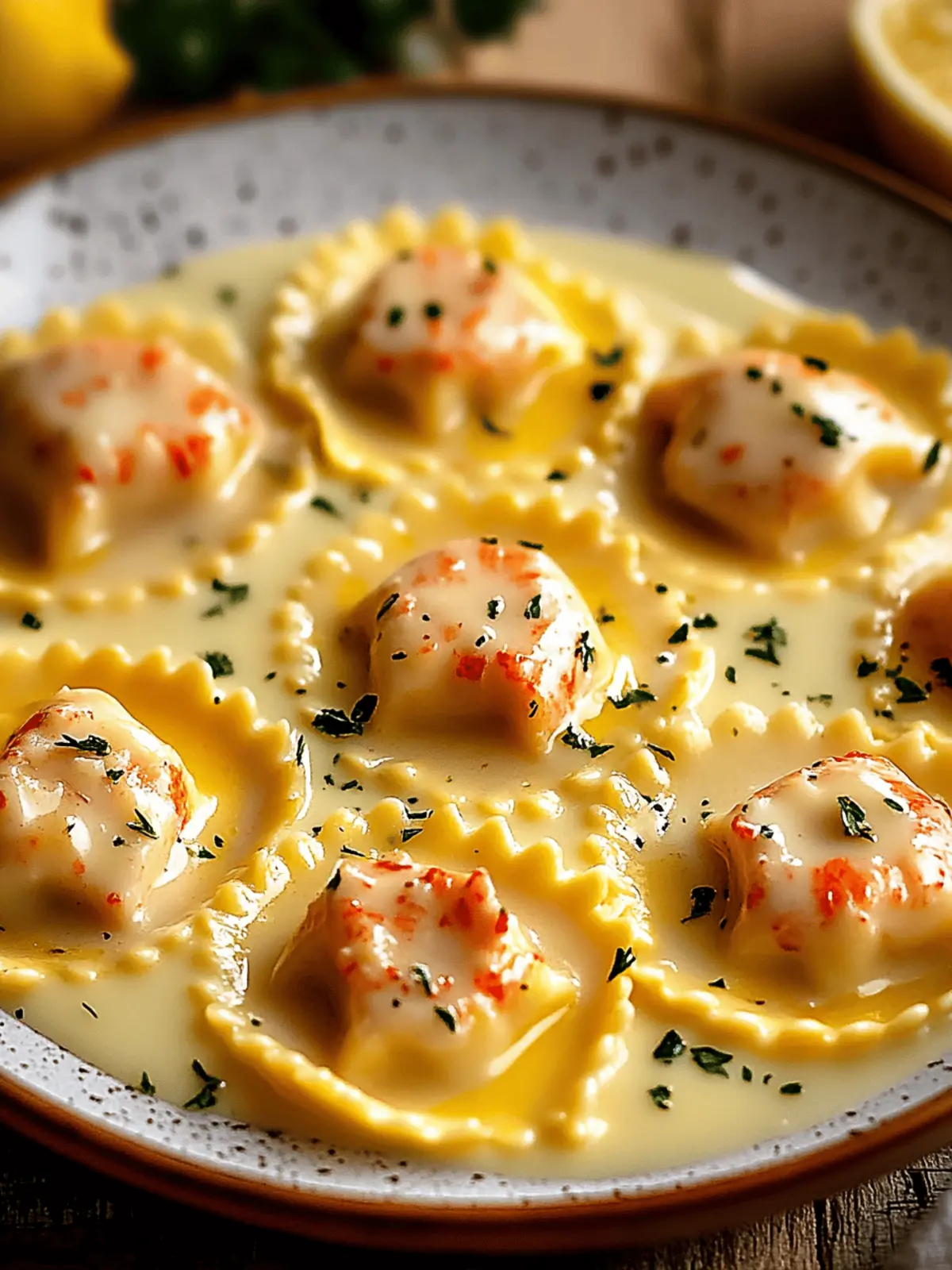 Lobster Ravioli in Lemon Butter Sauce You'll Adore This Dinner 4 Lobster Ravioli in Lemon Butter Sauce