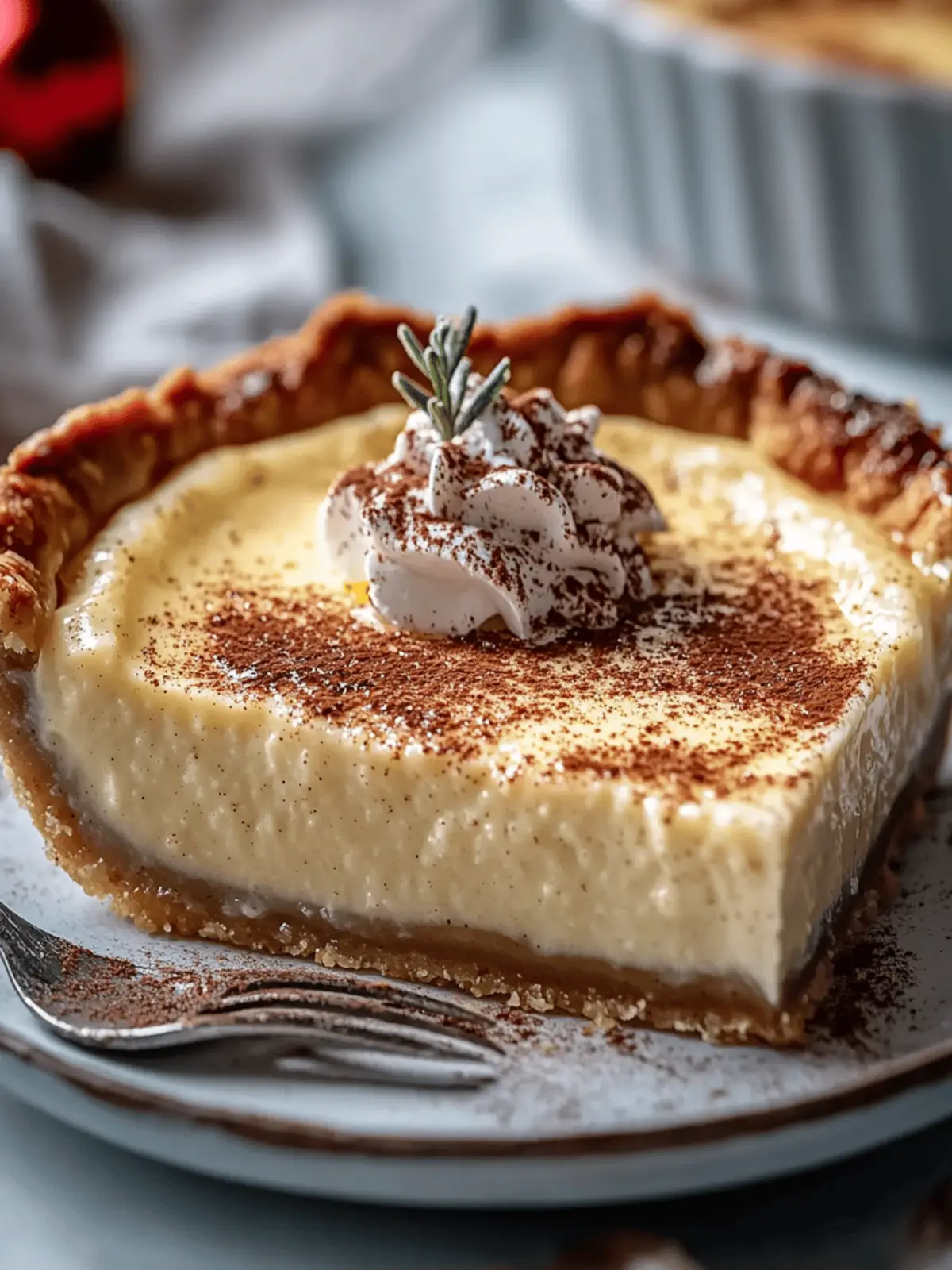 Perfect Your Christmas Eve Cinnamon-Vanilla Custard Pie Delight 2 Perfect Your Christmas Eve Cinnamon-vanilla Creamy Custard Pie