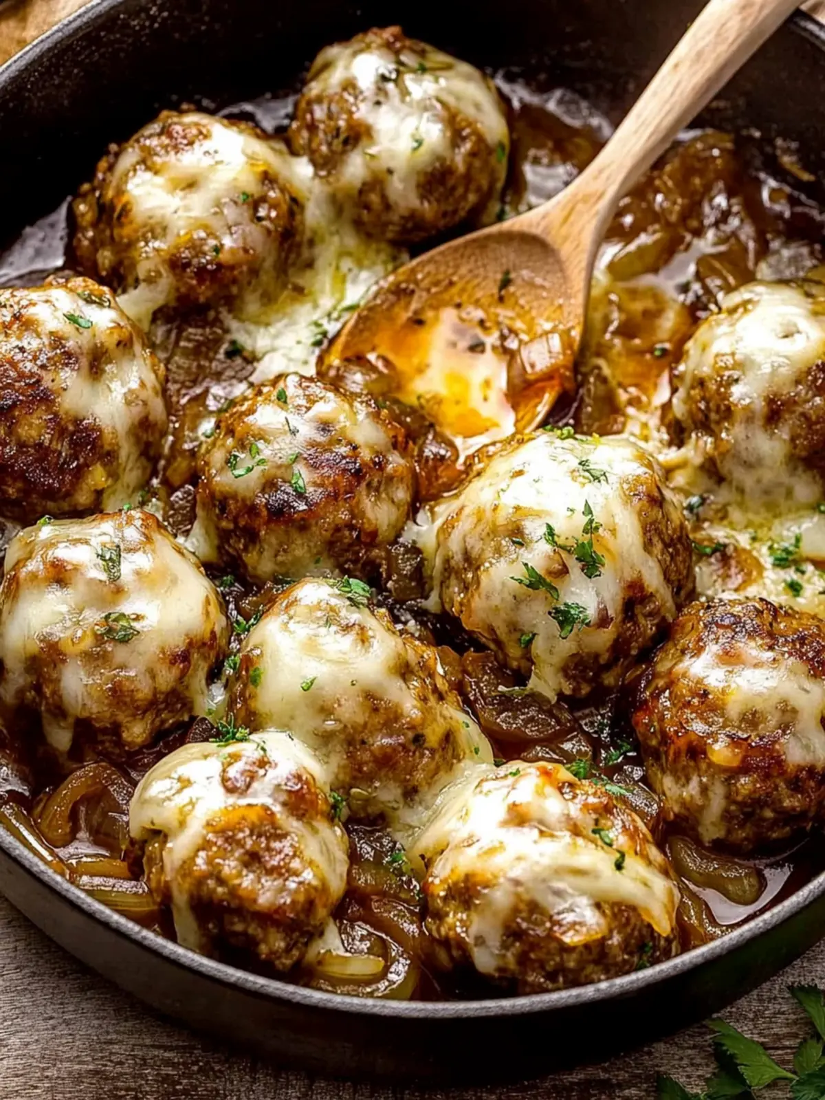 French Onion Meatballs: A Comforting Twist on Tradition 2 French Onion Meatballs